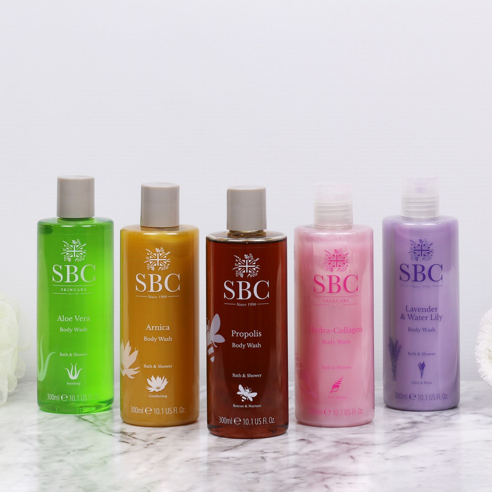SBC 5 Piece Best of Body Washes Collection QVC UK