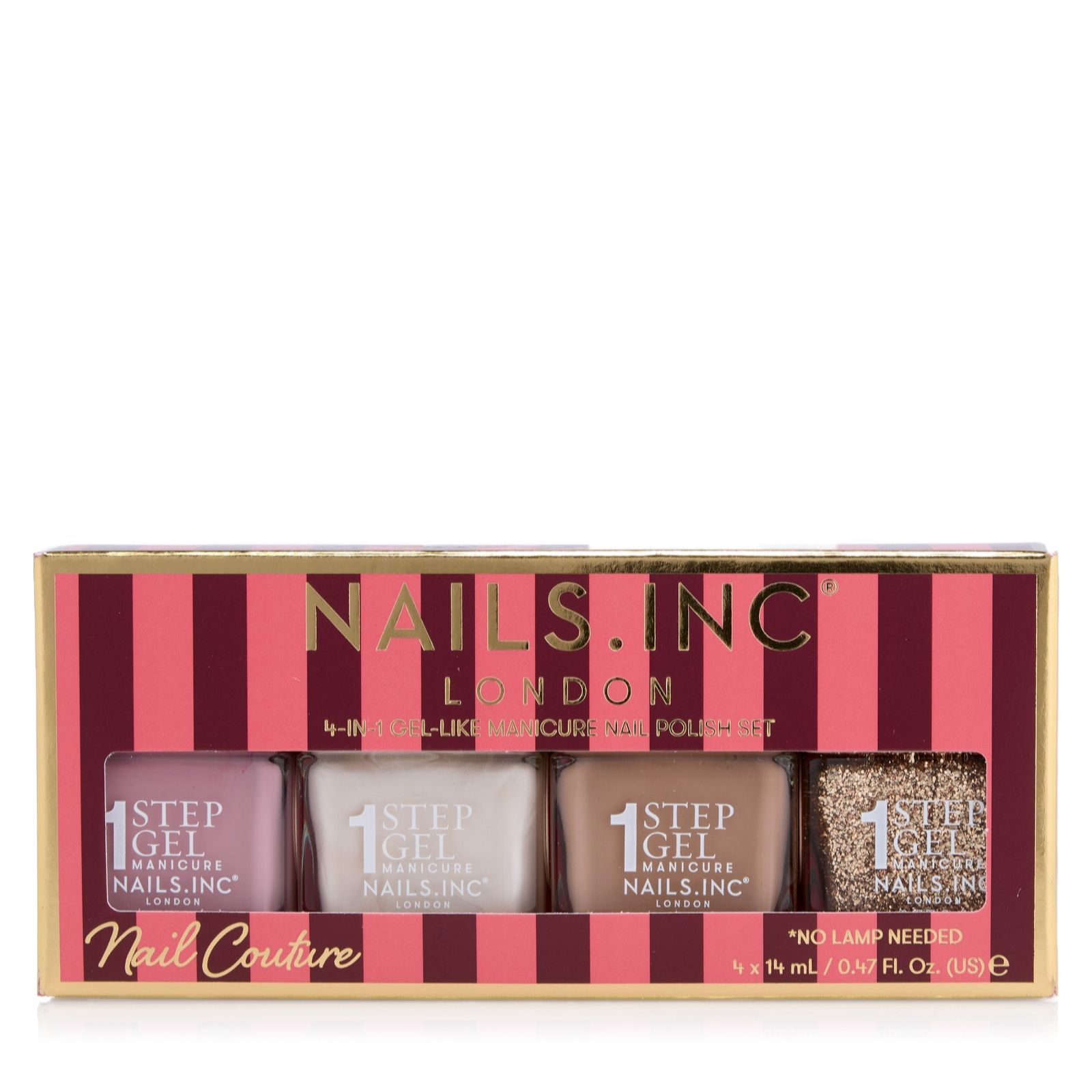 Nails Inc It's Topless Nail Couture 4 Piece Gift Set