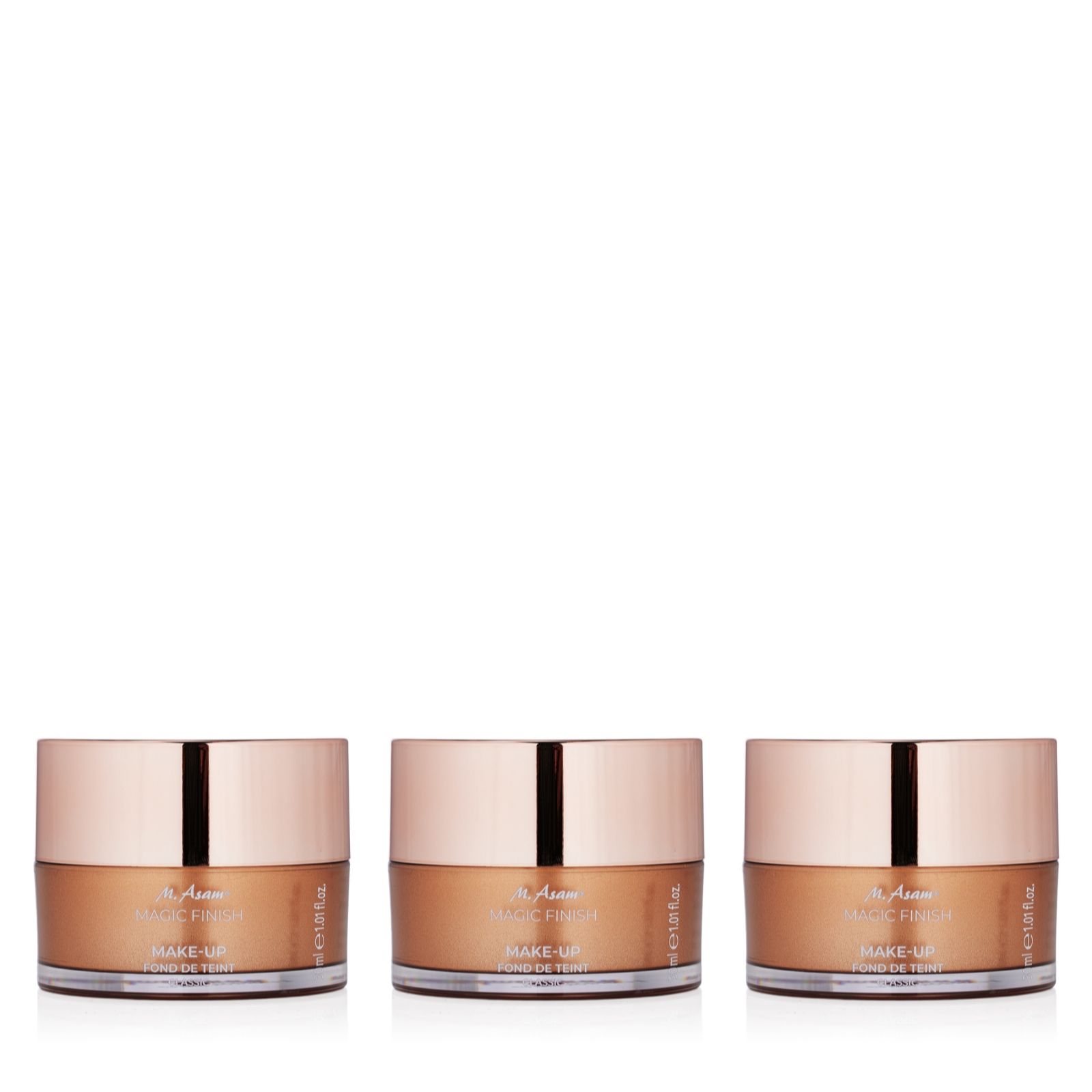M. Asam Magic Finish Makeup Mousse 30ml Trio