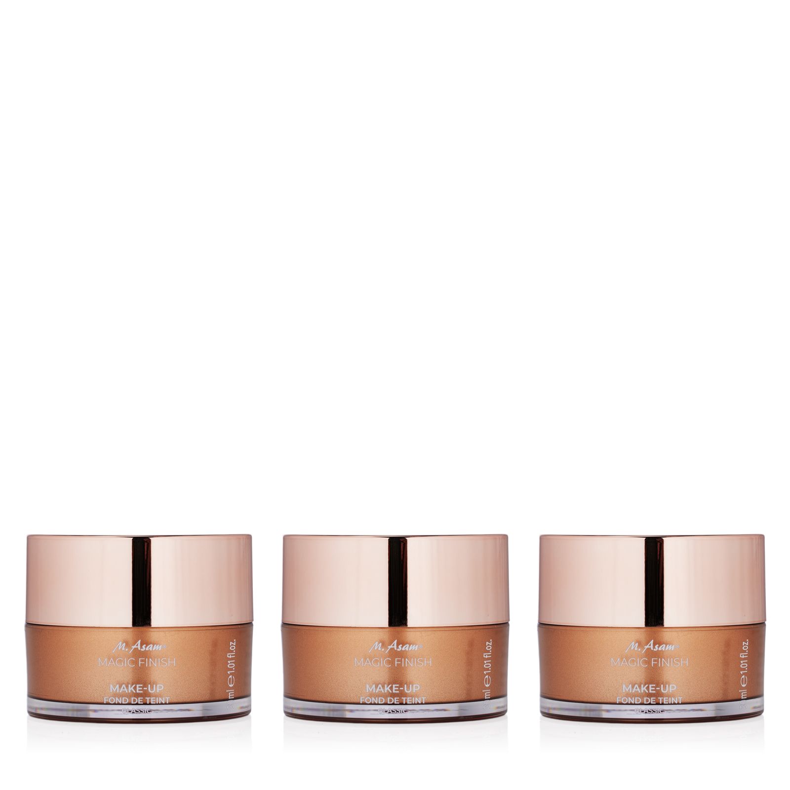 M. Asam Magic Finish Makeup Mousse 30ml Trio