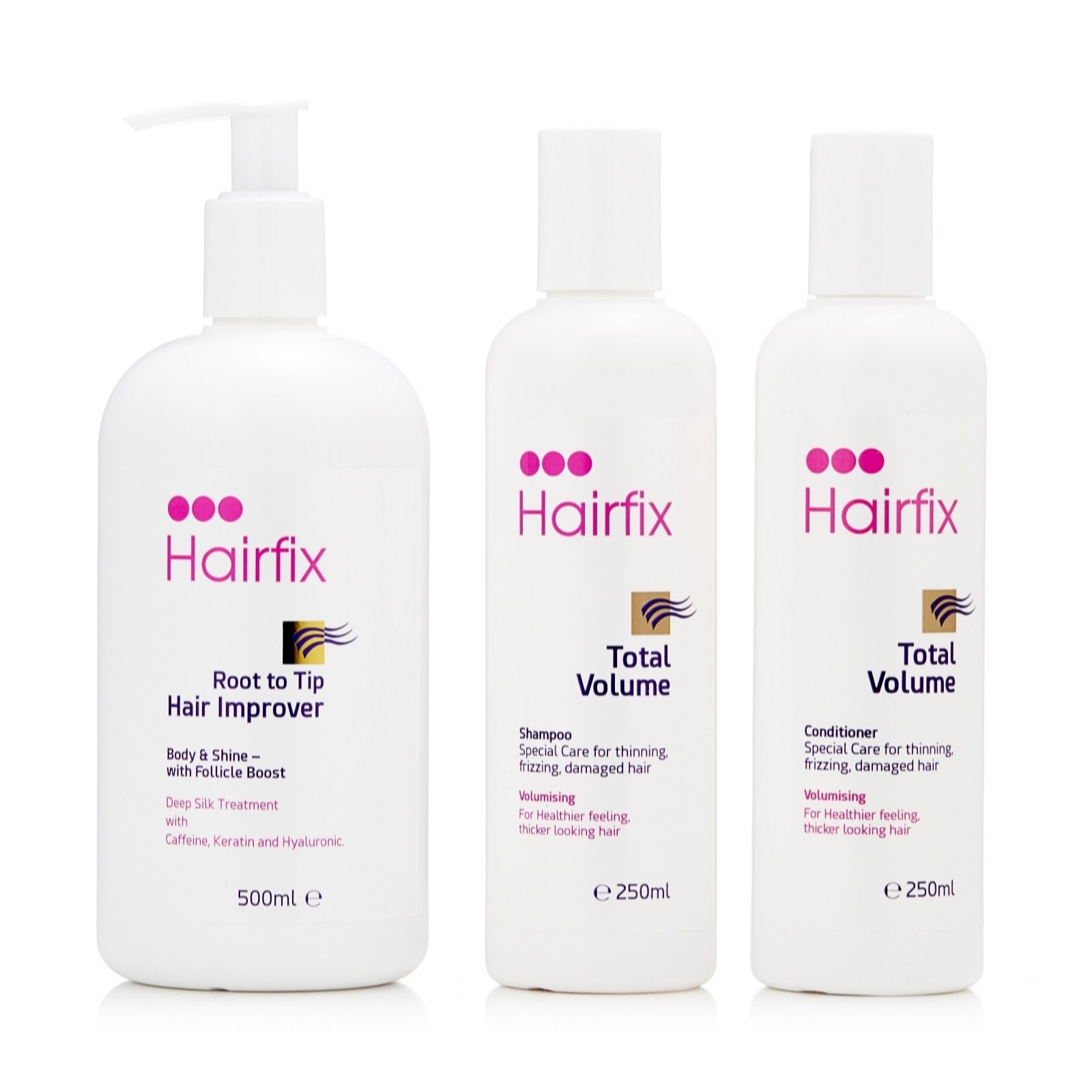 Hairfix 3 piece Volume and Treatment Collection QVC UK