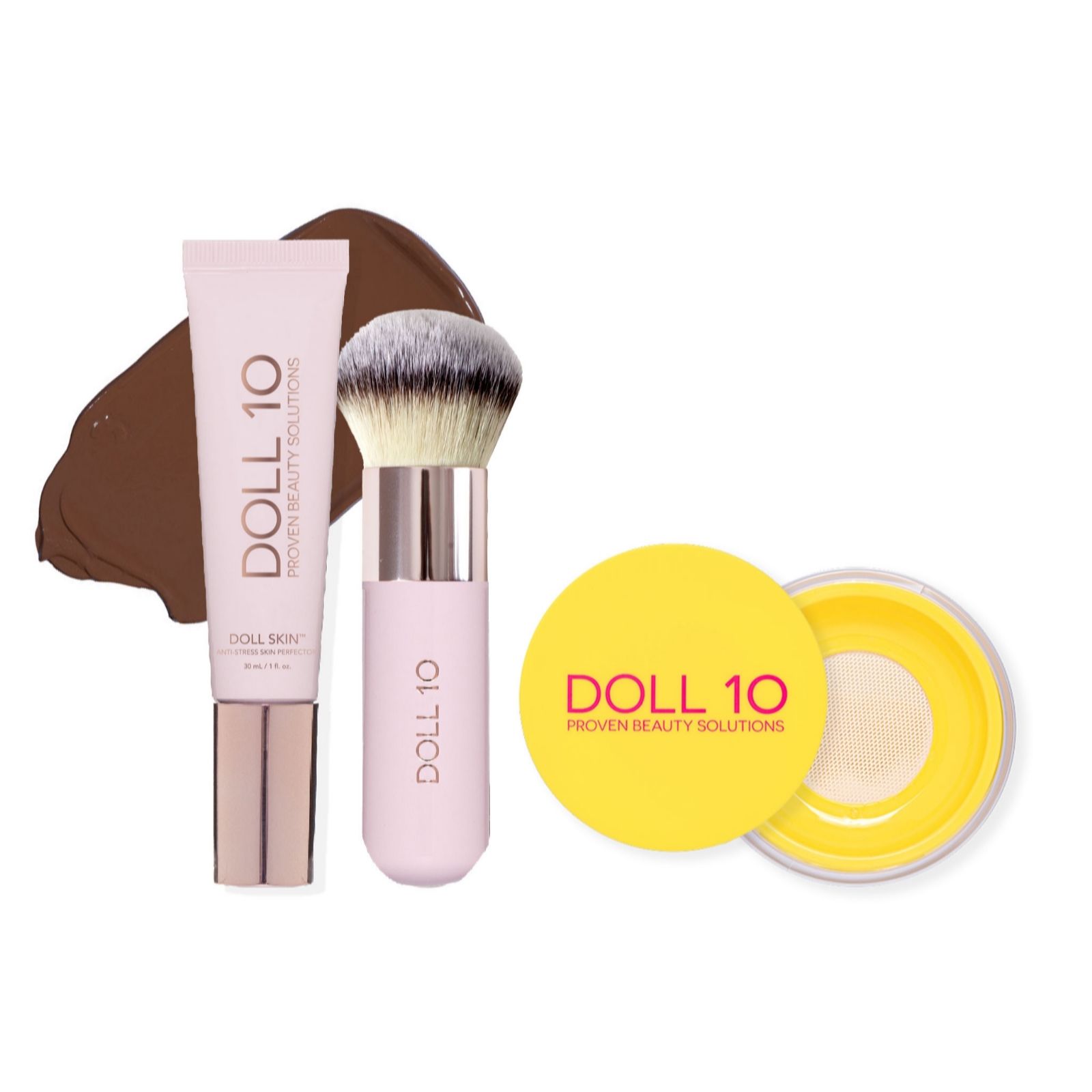 Doll10 Dollskin Foundation & Yellow Powder Collection
