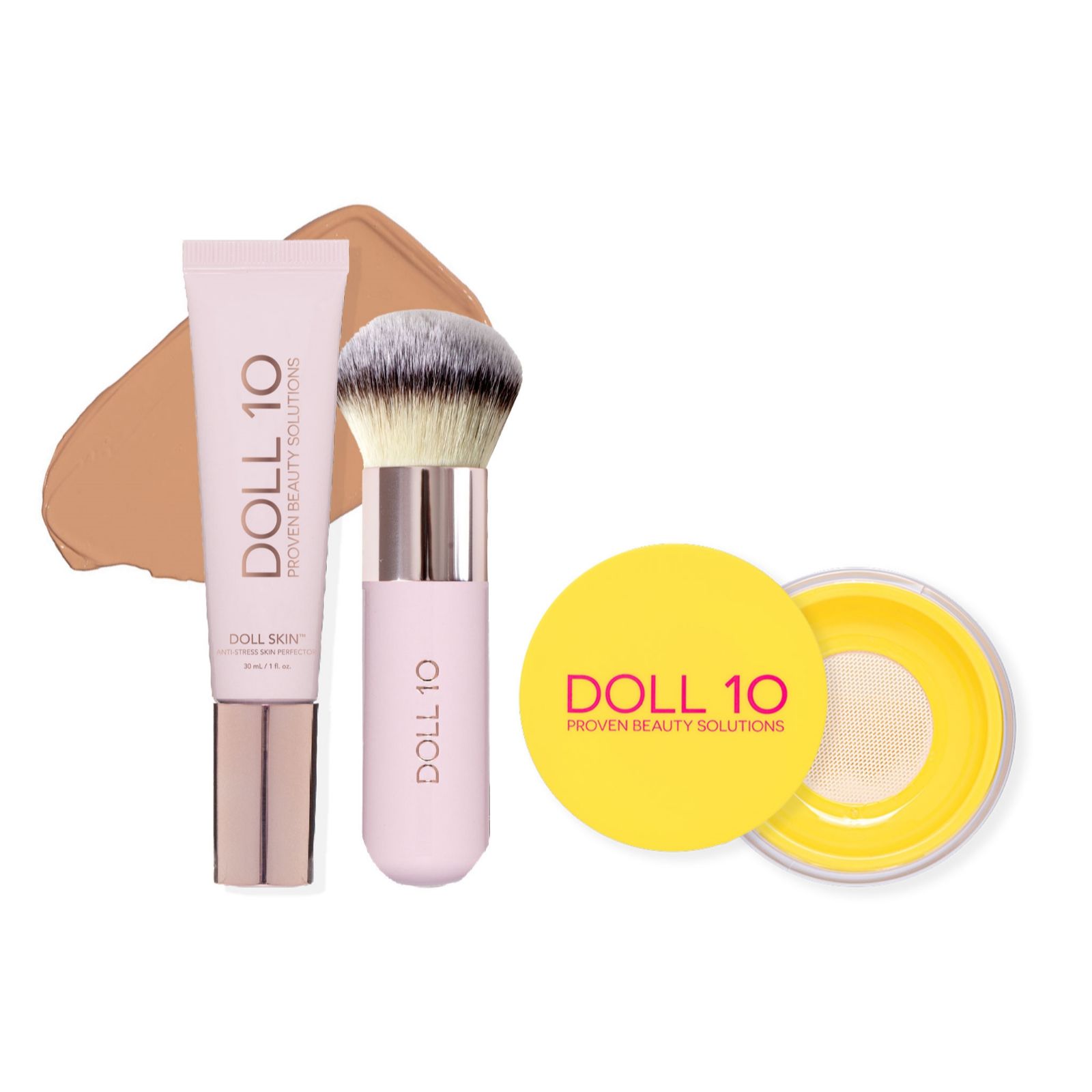 Doll10 Dollskin Foundation & Yellow Powder Collection