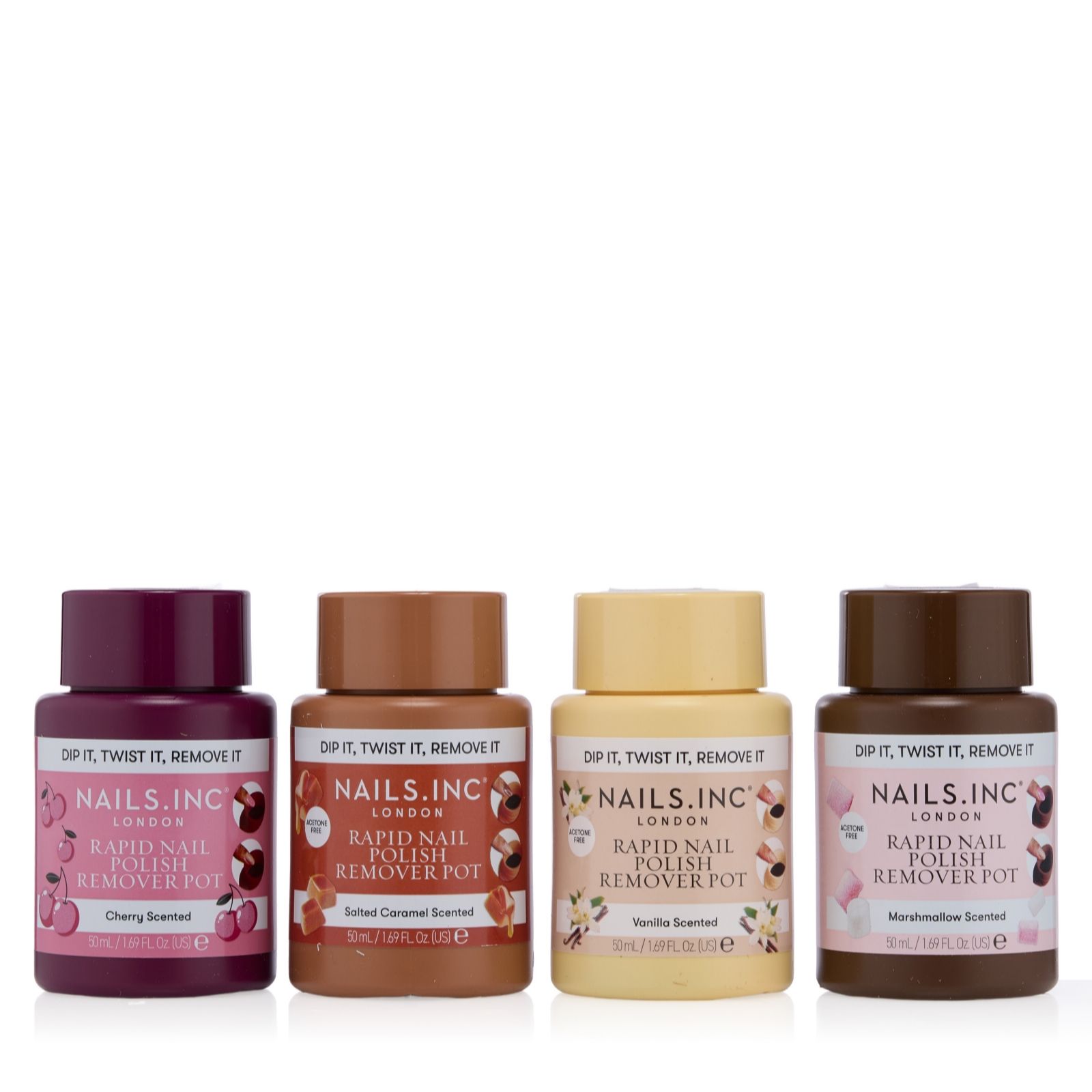 Nails Inc New Season Scents Nail Polish Remover Pot Quad