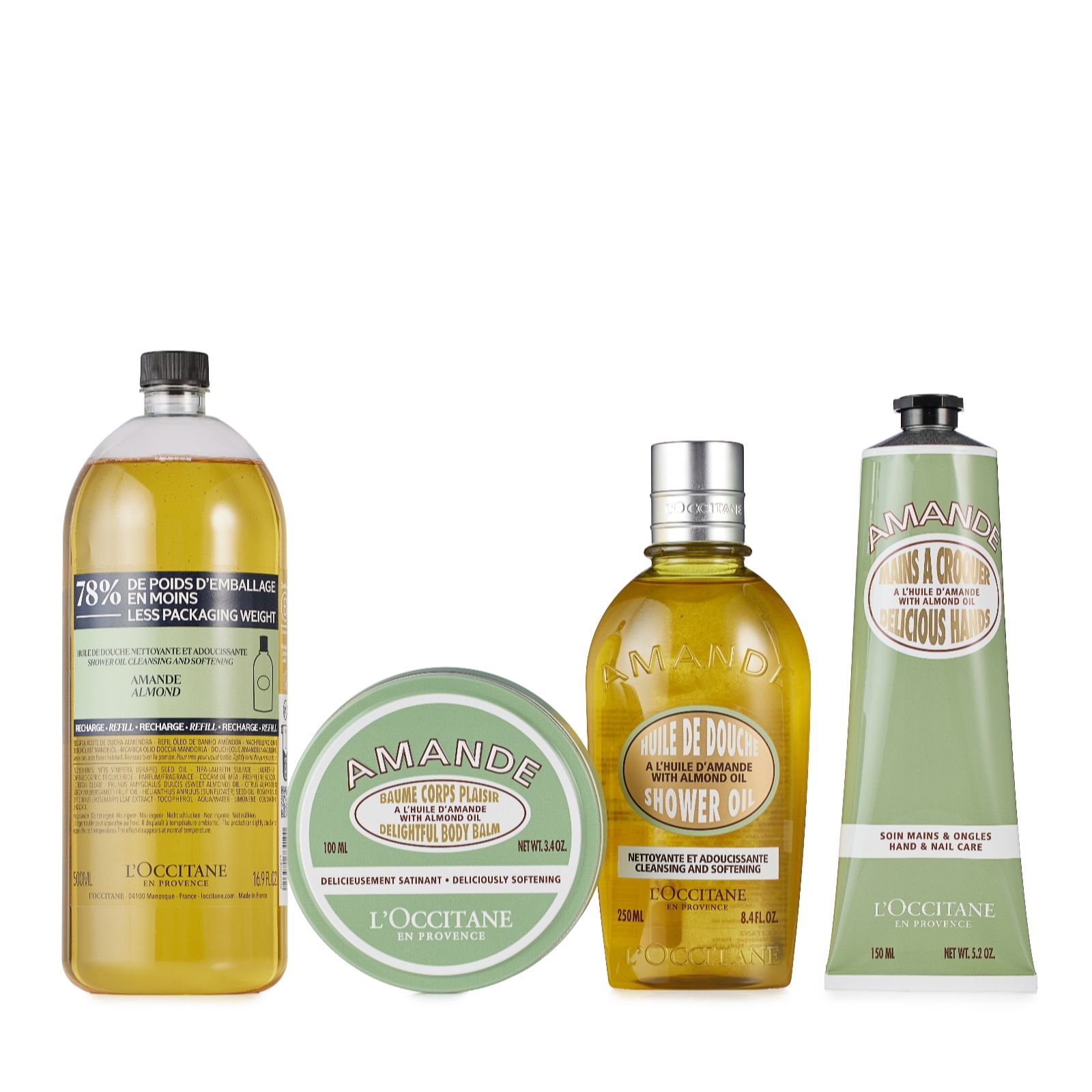 L'Occitane Nuts About Almond 4 Piece Collection
