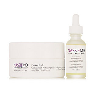 NassifMD Detox Pads and Hydro-Screen Serum Collection