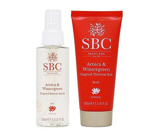 SBC Arnica & Wintergreen Rescue Spritz & Targeted Thermal Rub Duo