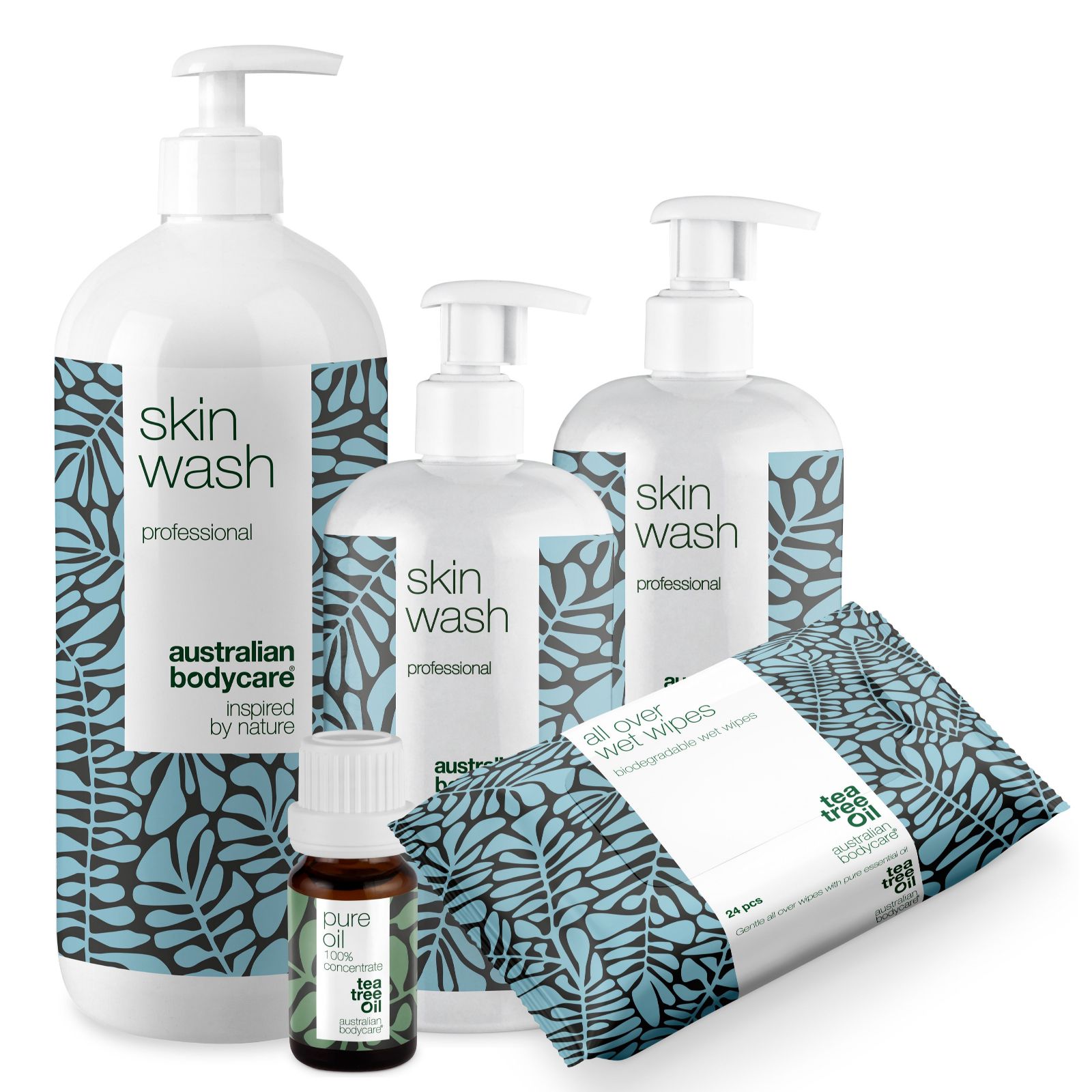 Australian Bodycare Skinwash, Wipes & Oil 5 Piece Collection