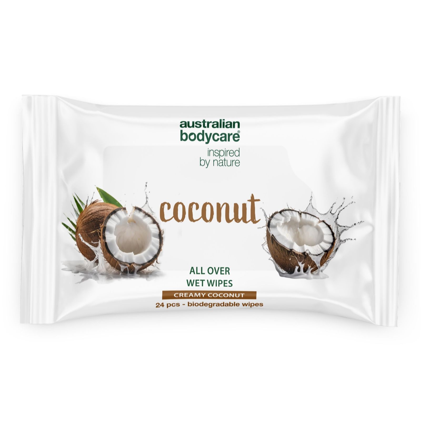 Australian Bodycare Coconut Wipes 24pcs Trio