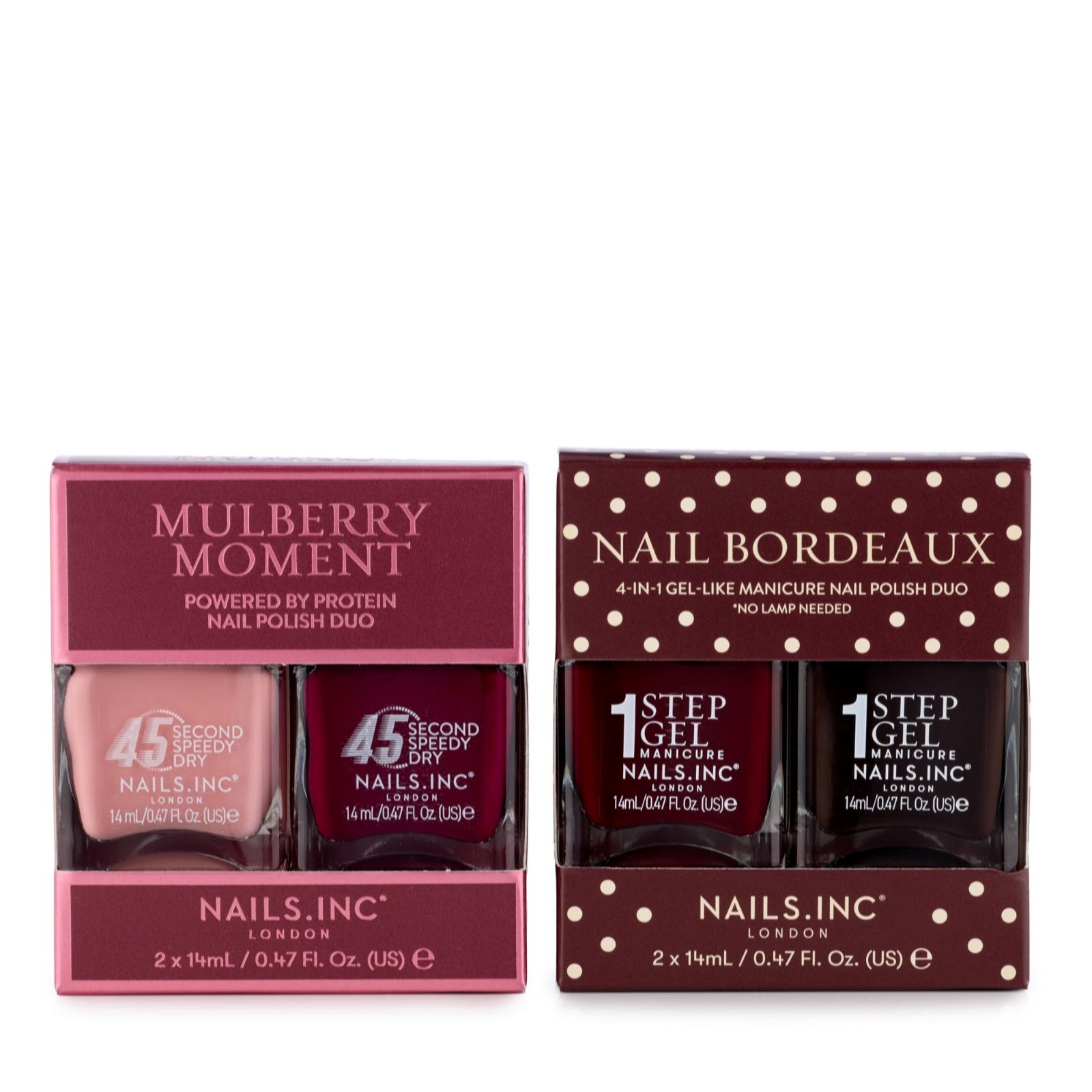 Nails Inc Mulberry Moment Gifting Duos