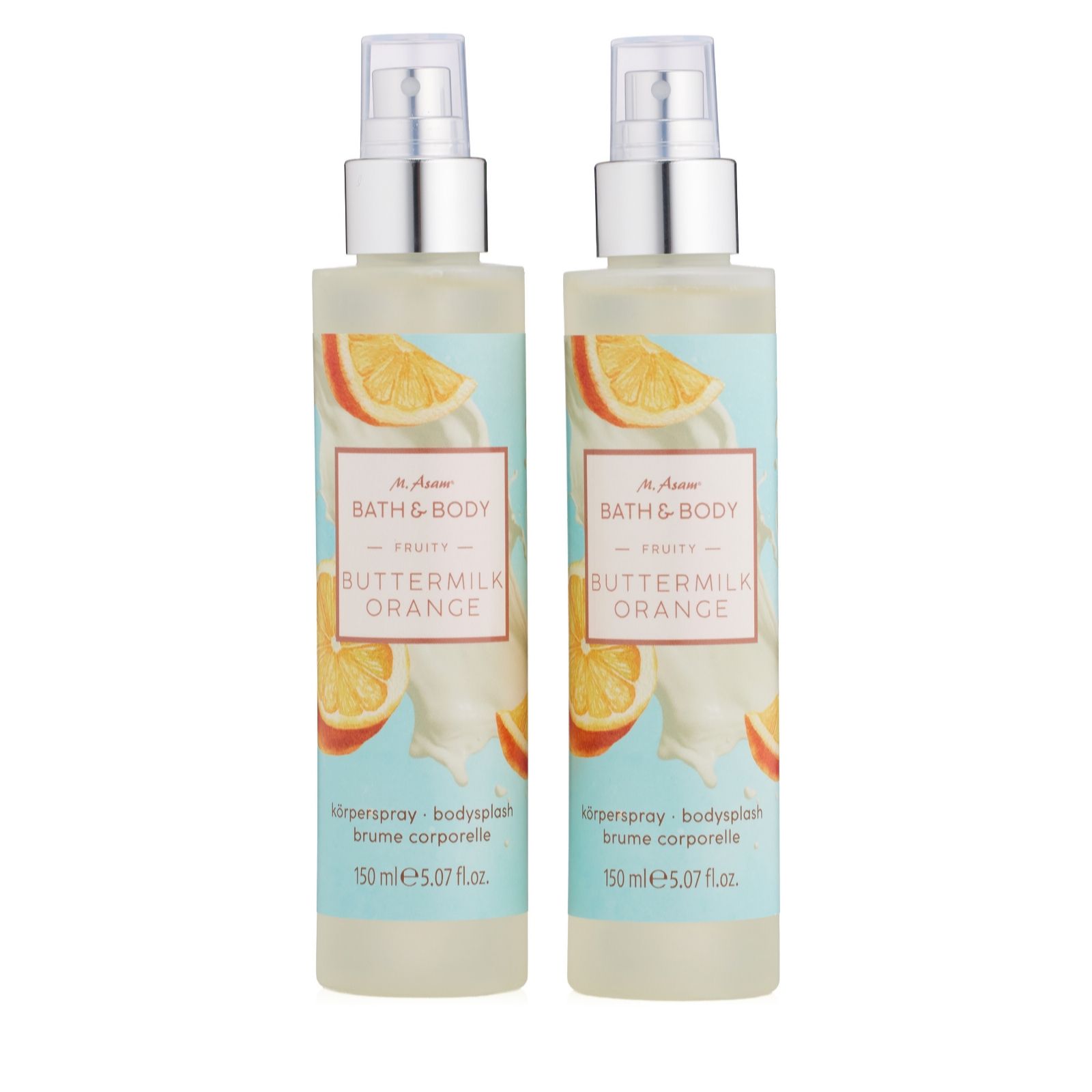 M. Asam Buttermilk Orange Body Splash Duo 2 x 150ml