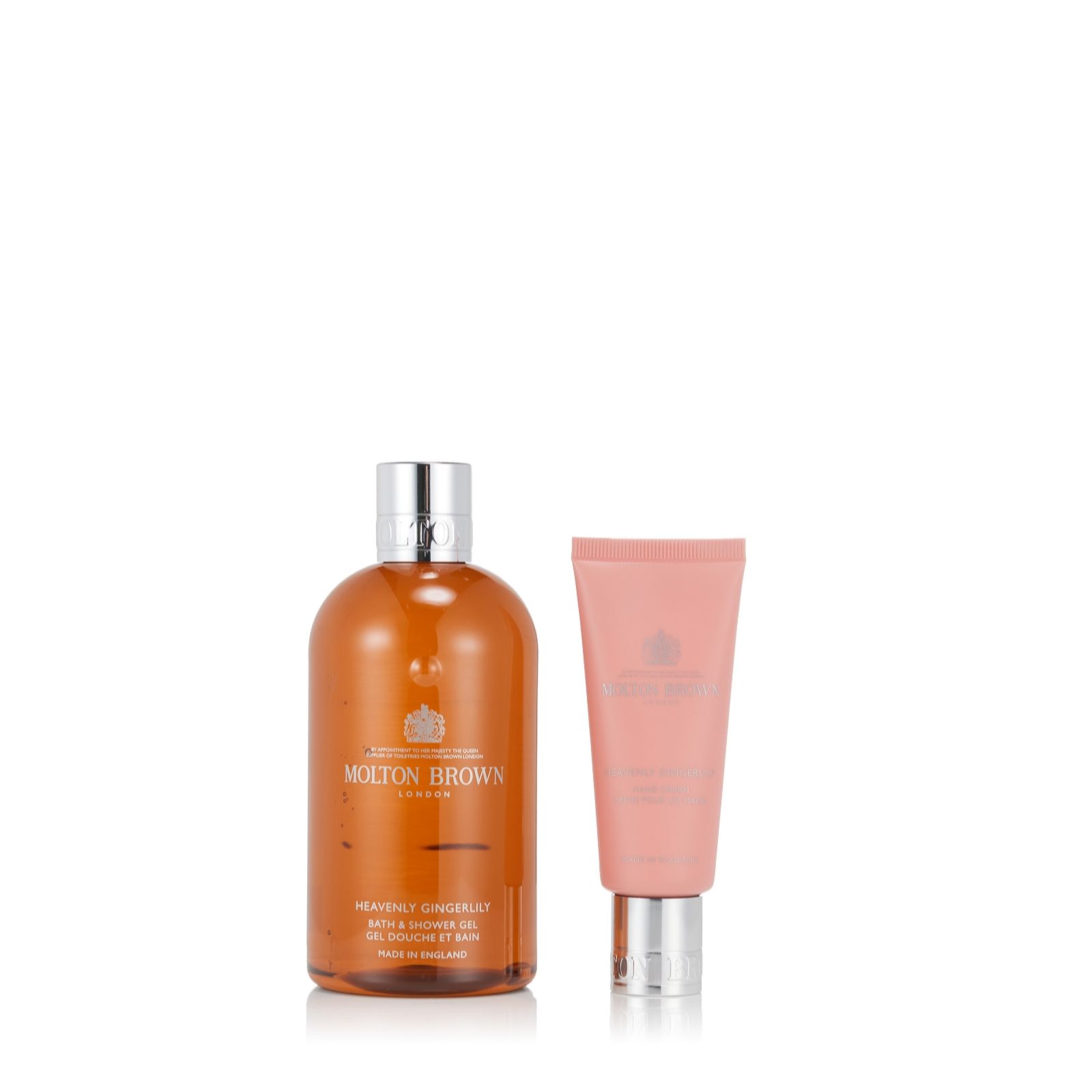 Molton Brown 2 Piece Heavenly Gingerlily Body and Hand Set - QVC UK