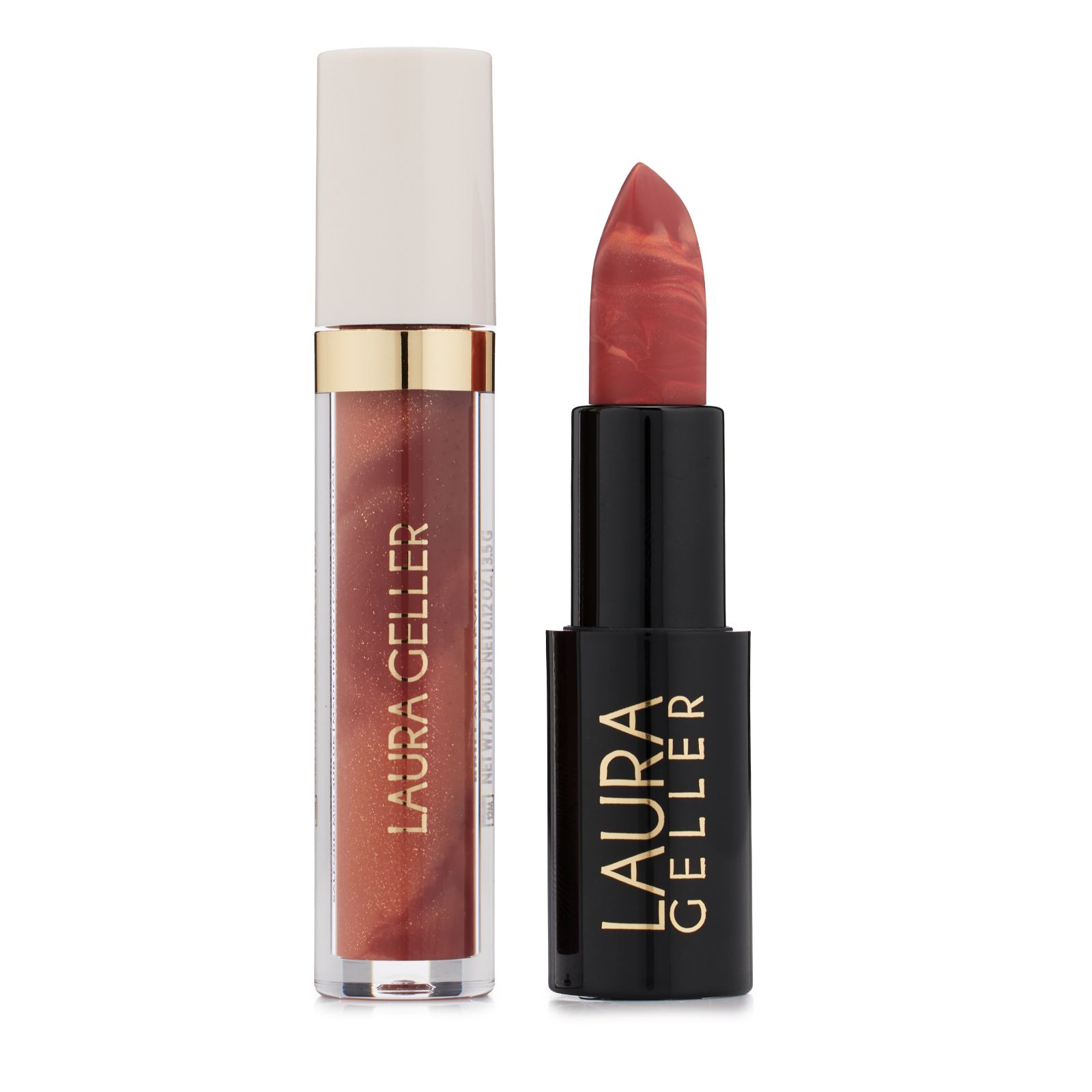 Laura Geller Italian Marble Gloss & Lipstick Duo