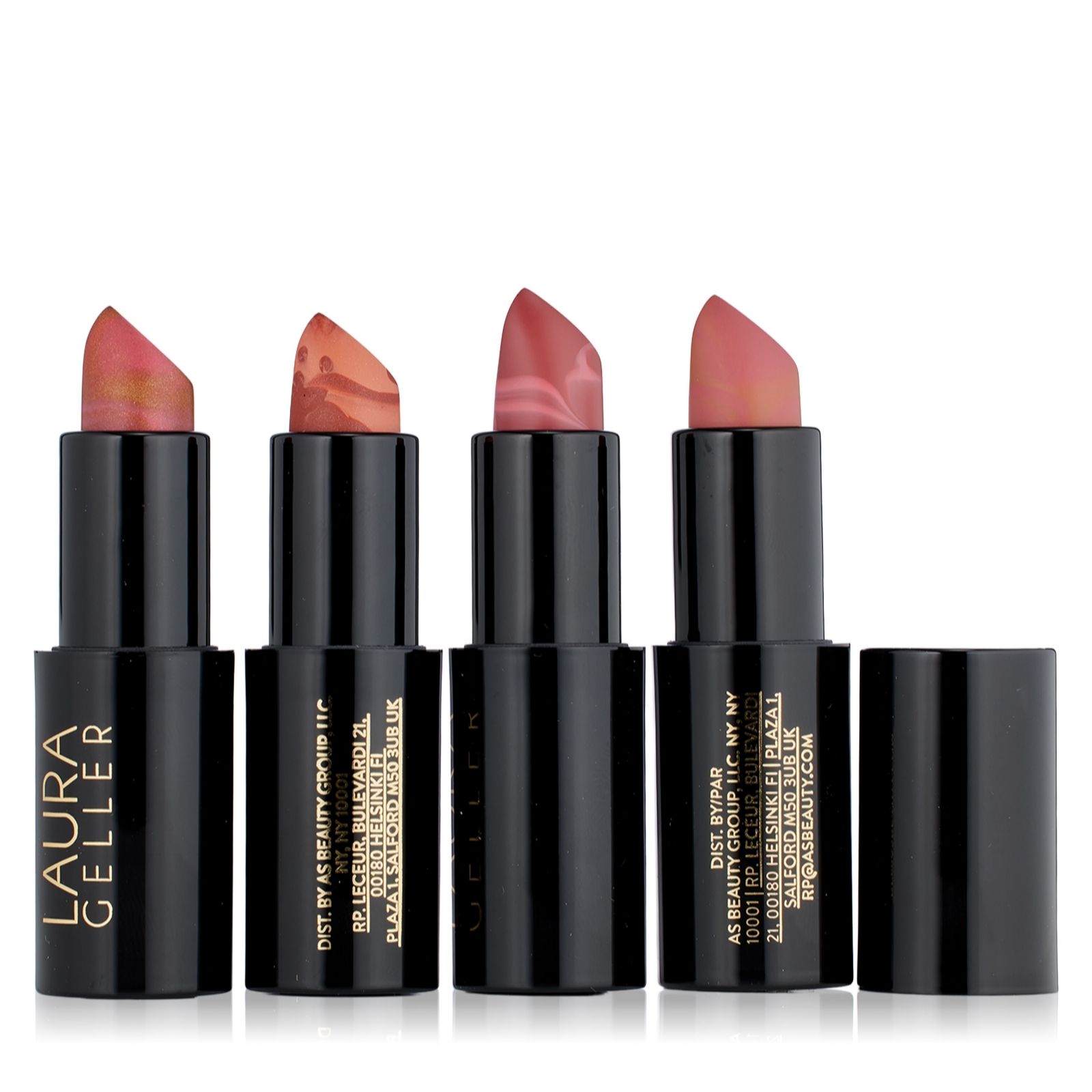 Laura Geller 4 Piece Italian Marble Lipstick Collection