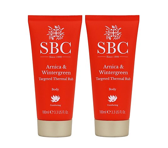 SBC Arnica & Wintergreen Targeted Thermal Rub Duo