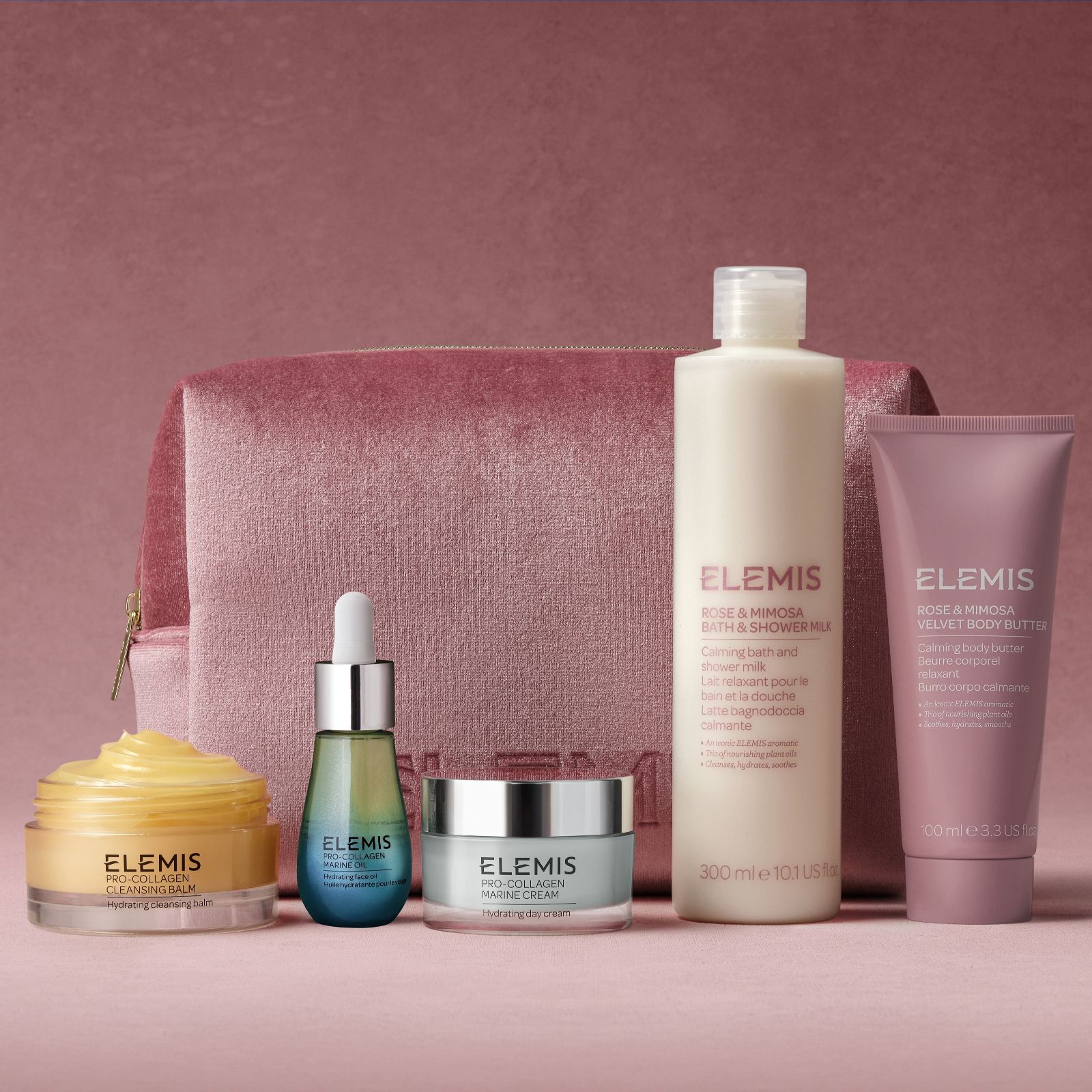 ELEMIS Pro-Collagen Face and Body Indulgence 5 Piece Gift Collection