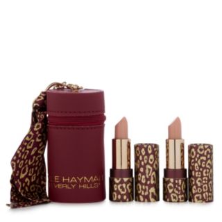Gale Hayman Limited Edition Lip Lift Duo with Burgundy Key Chain Holder