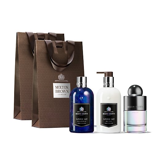 Molton Brown 3 Piece Juniper Jazz Fragrance Layering Gift Collection