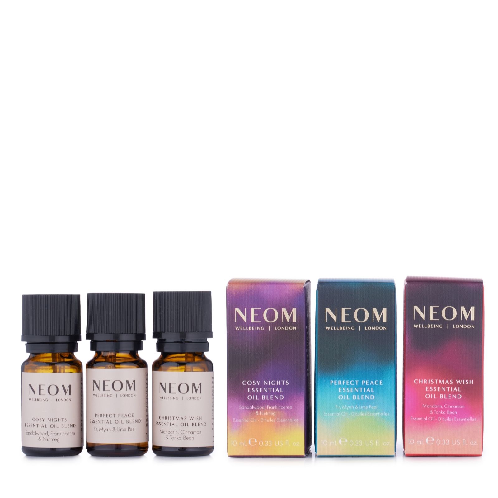 NEOM Wellbeing Festive Oil Trio - QVC UK