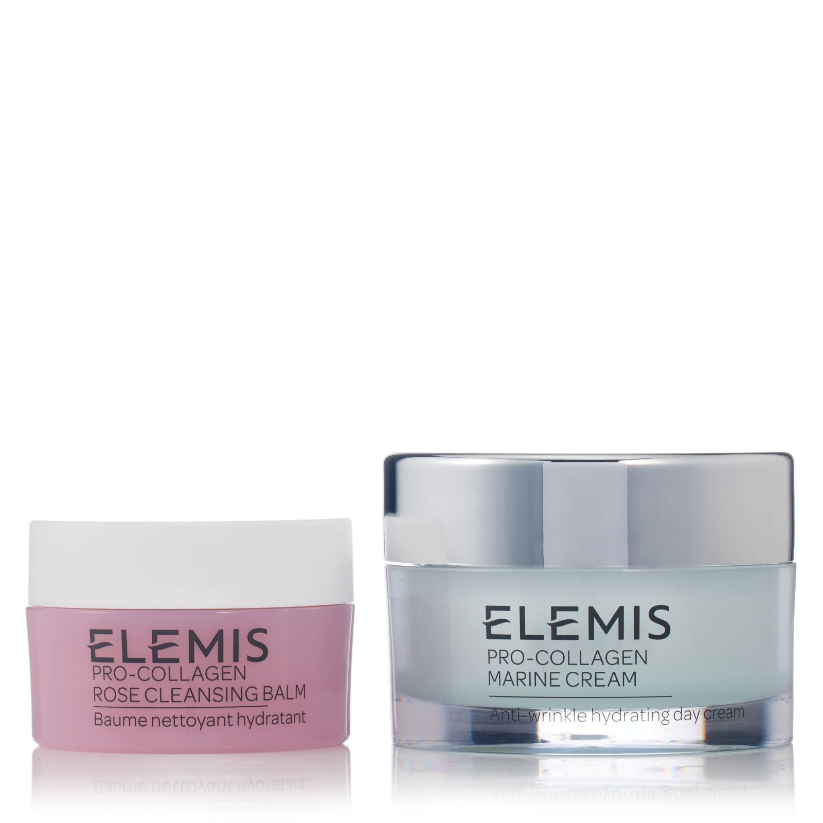Elemis Pro-Collagen Marine Cream 30ml & Rose Cleansing Balm 20g