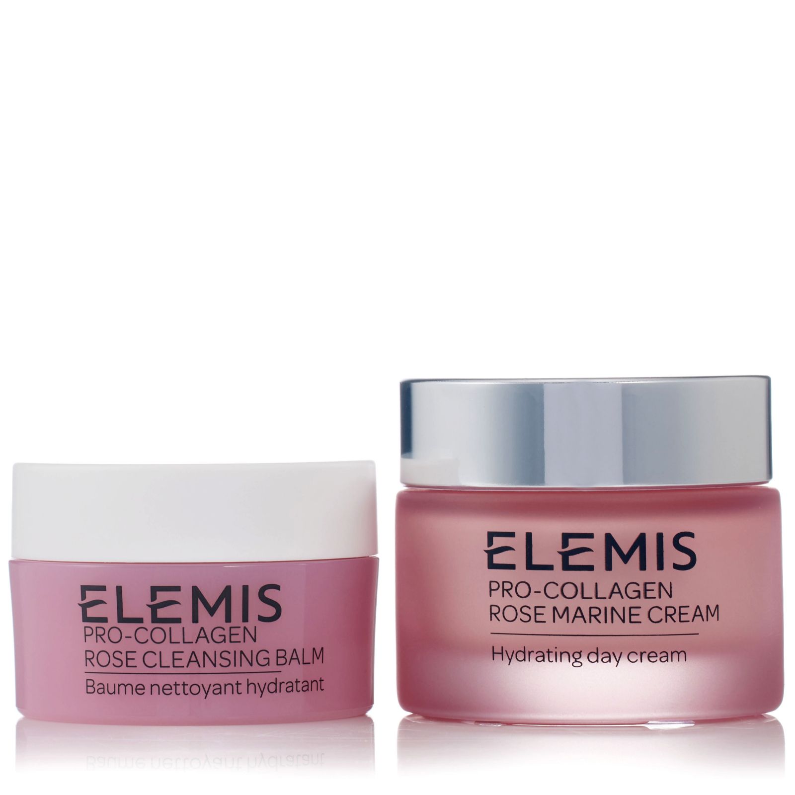 Elemis Pro-Collagen Marine Cream 30ml & Rose Cleansing Balm 20g