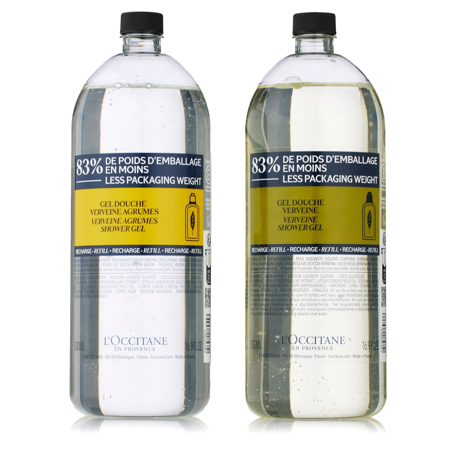 L'Occitane Fresh Shower Gel Eco Refill 500ml