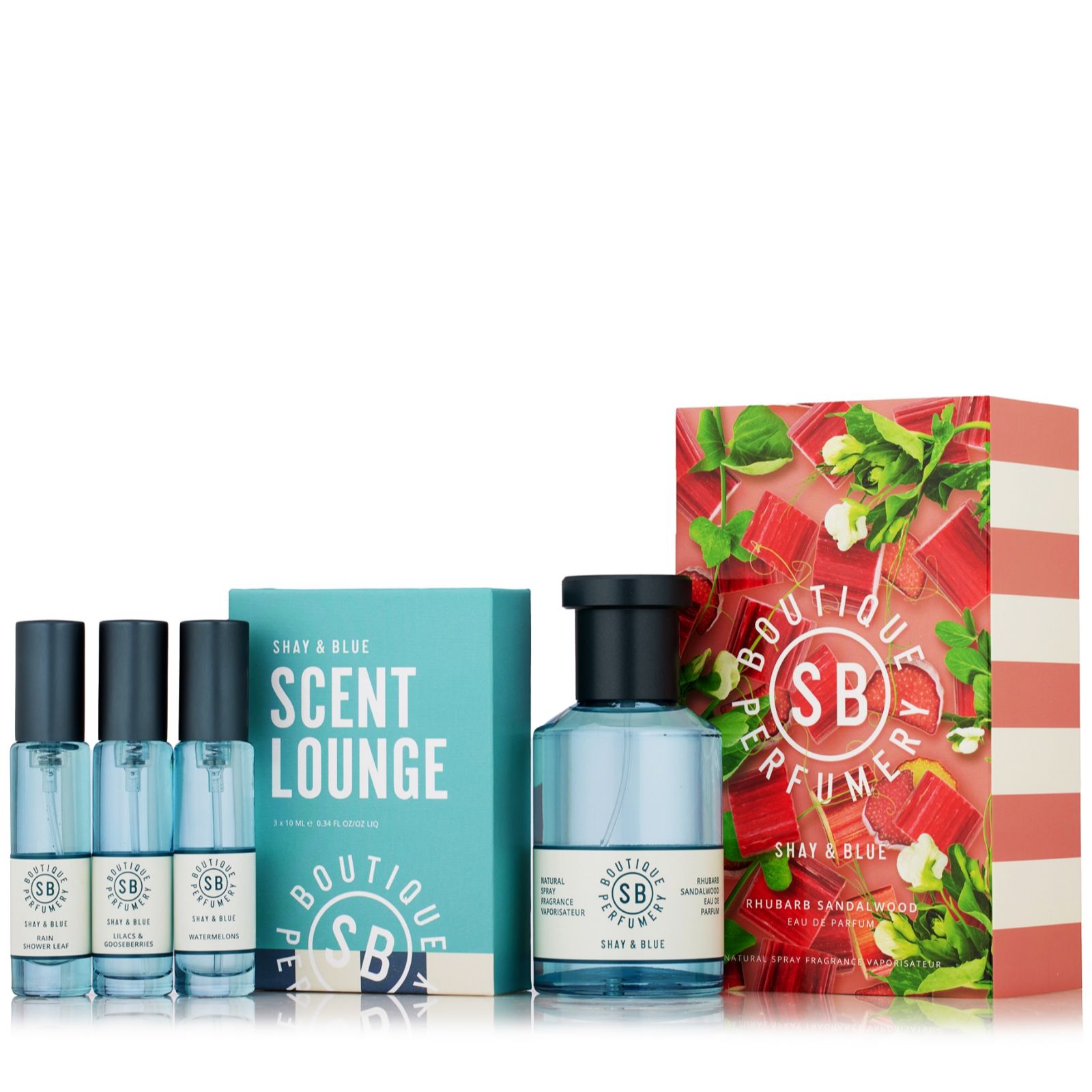 Shay & Blue Eau de Parfum 100ml with 3 Piece Scent Lounge