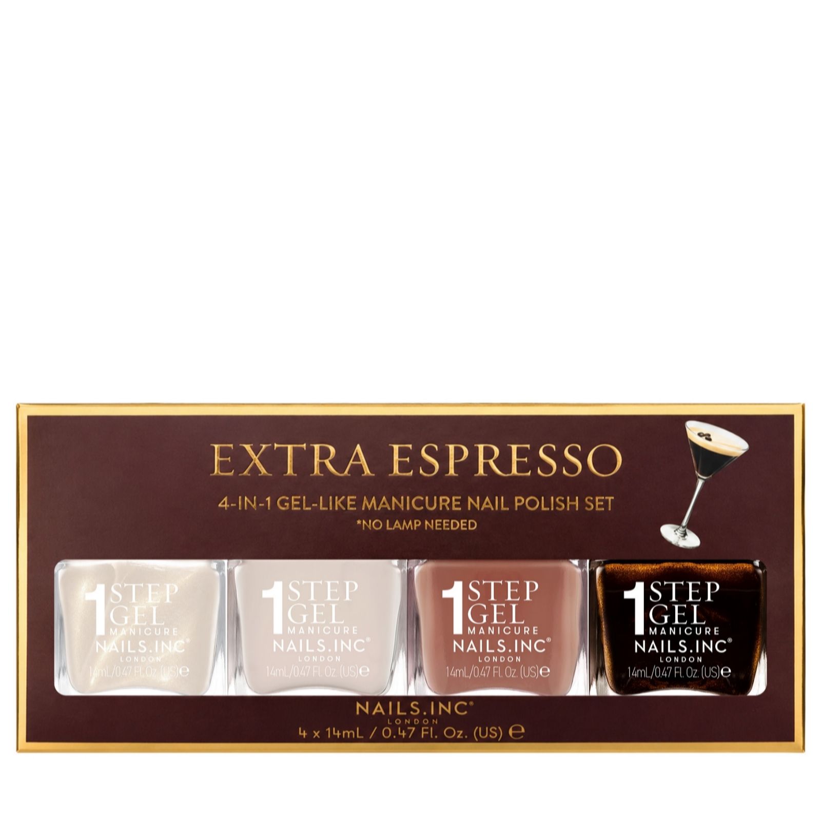 Nails Inc It's Topless Extra Espresso Gifting Quad