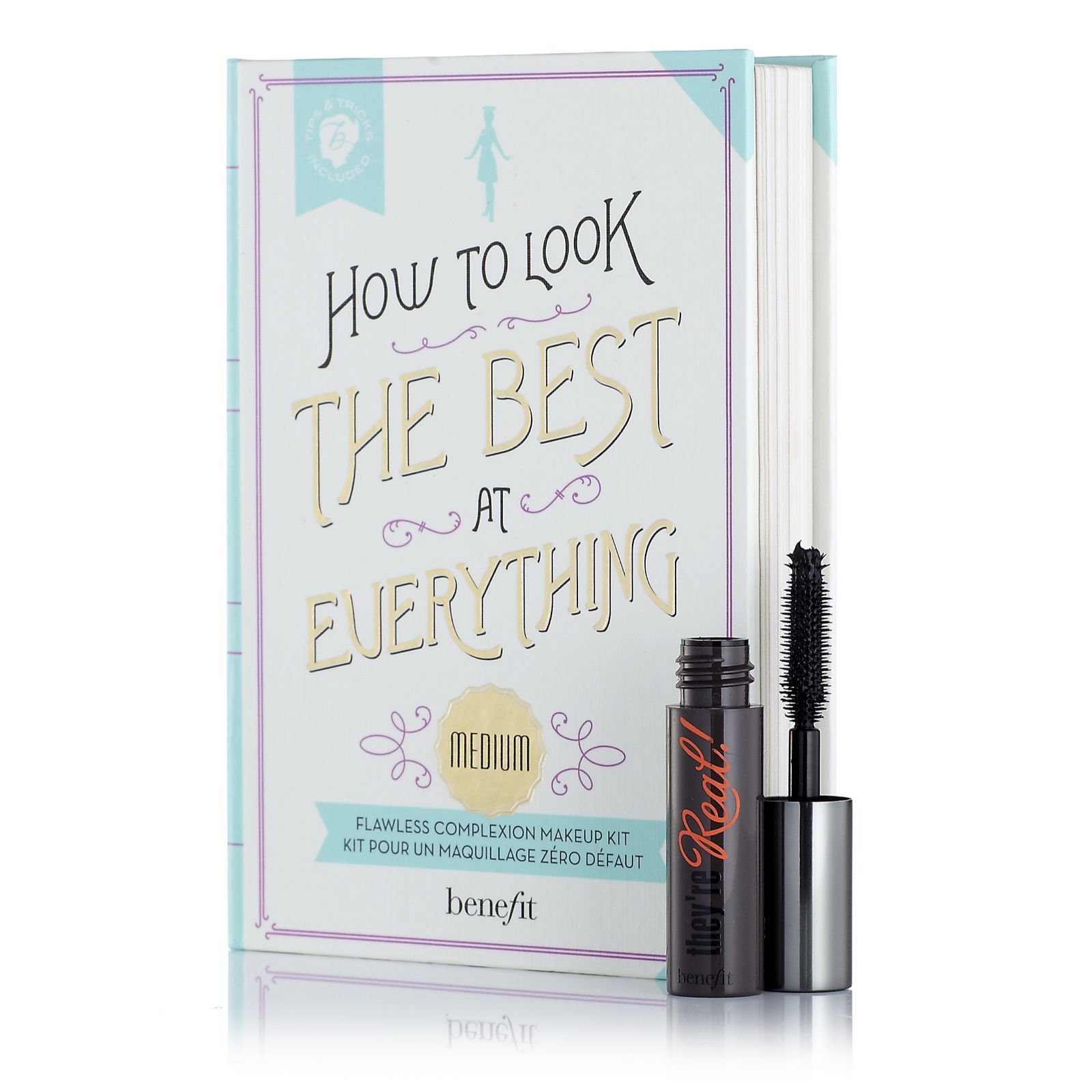 Benefit 2 Piece Complexion Kit & They're Real Mascara Collection QVC UK