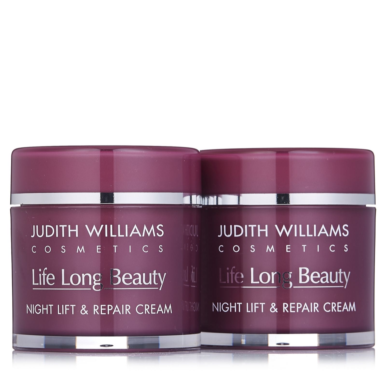 Judith Williams Life Long Beauty Lift & Repair Night Cream 80ml Duo