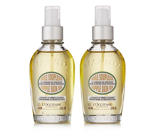 L'Occitane Almond Supple Skin Oil 100ml Duo