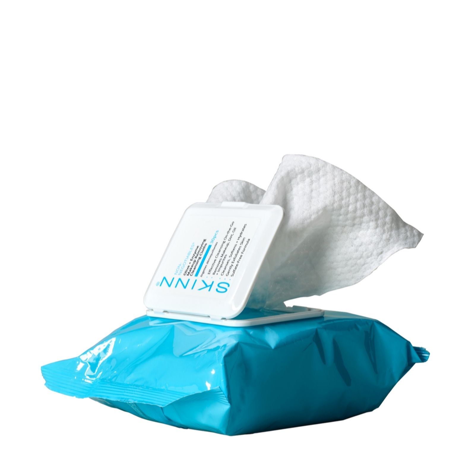 SKINN Olive & Enzyme Makeup Removing & Cleansing Cloth 30pcs