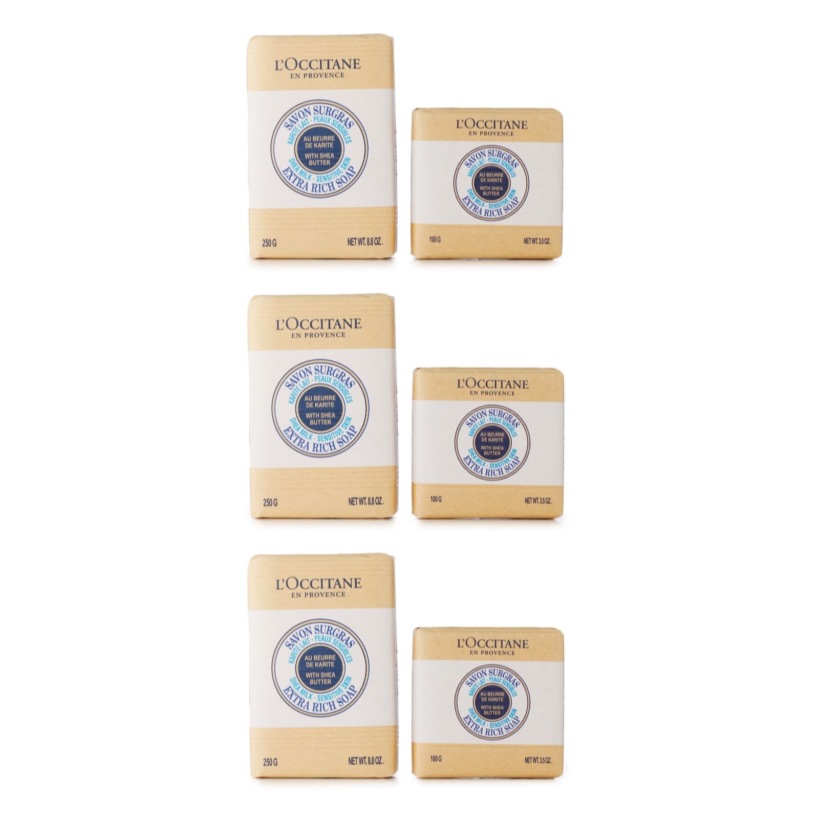 L'Occitane 6 Piece Complete Soap Collection