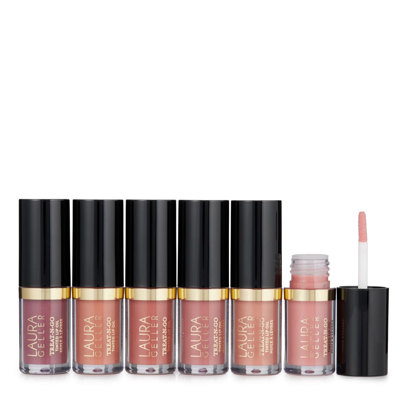 Laura Geller 6 Piece Treat-N-Go Lip Oil Collection