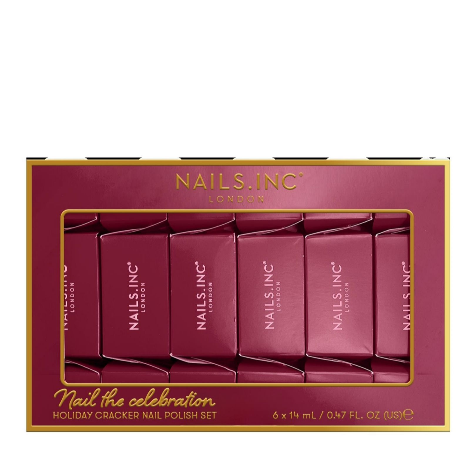 Nails Inc Gel Effect Holiday Cracker 6 Piece Set