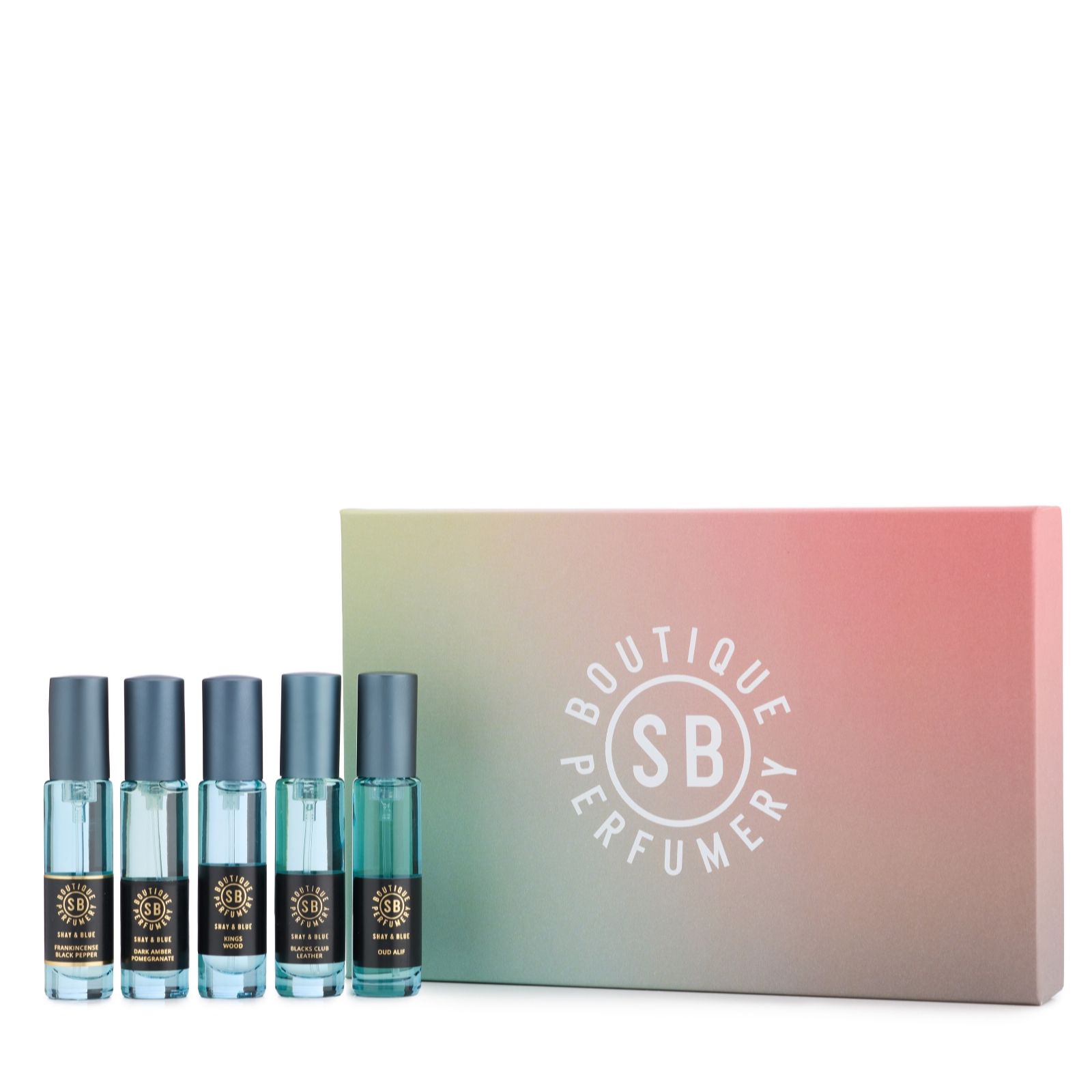 Shay & Blue Black Label 10ml 5 Piece Eau De Parfum Fragrance Wardrobe