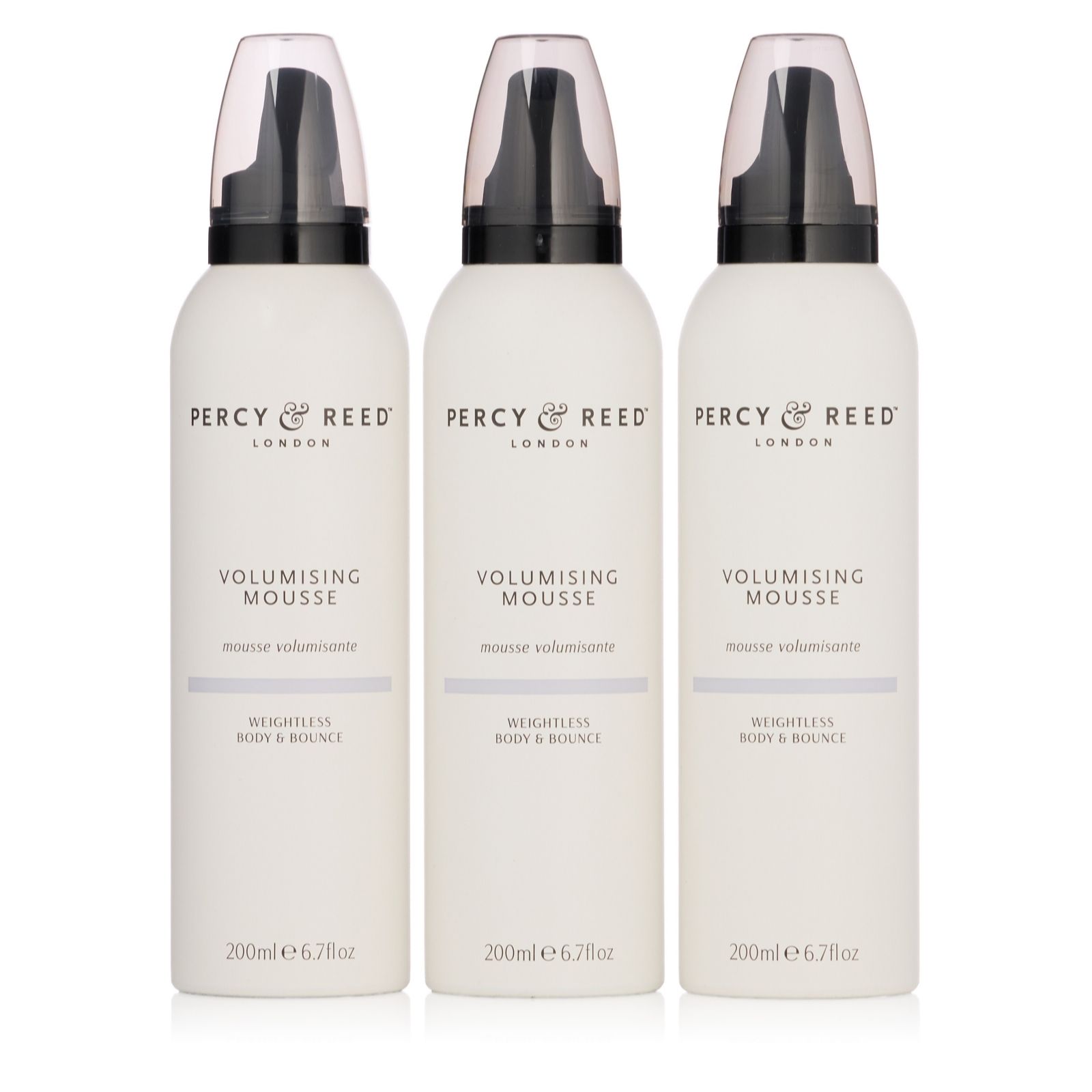 Percy & Reed Volumising Mousse 200ml Trio