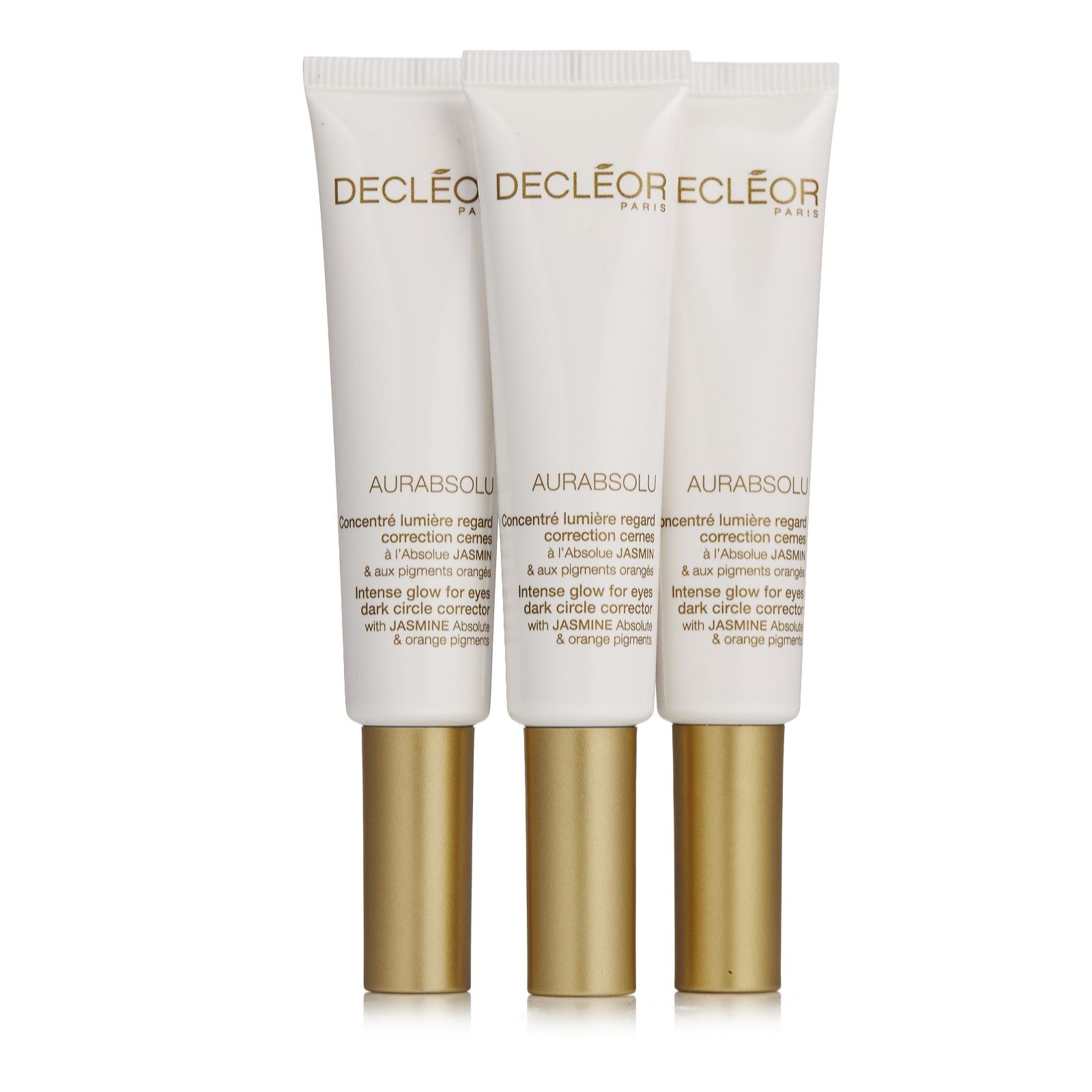 Decleor Aurabsolu Intense Glow Eye Cream Trio QVC UK