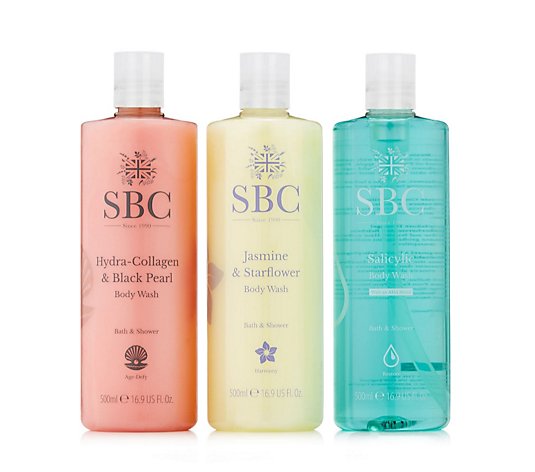SBC Body Wash Trio 500ml