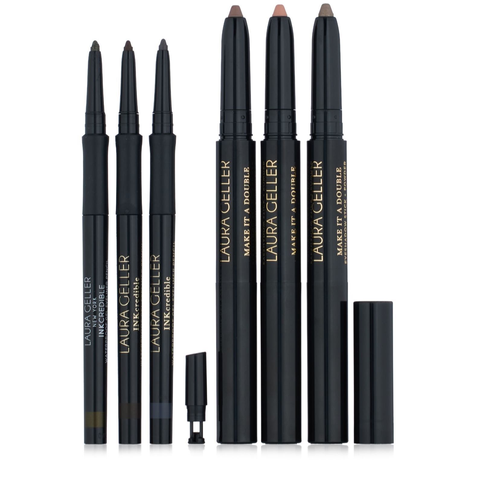 Laura Geller 6 Piece Inkcredible & Make it a Double Eye Set