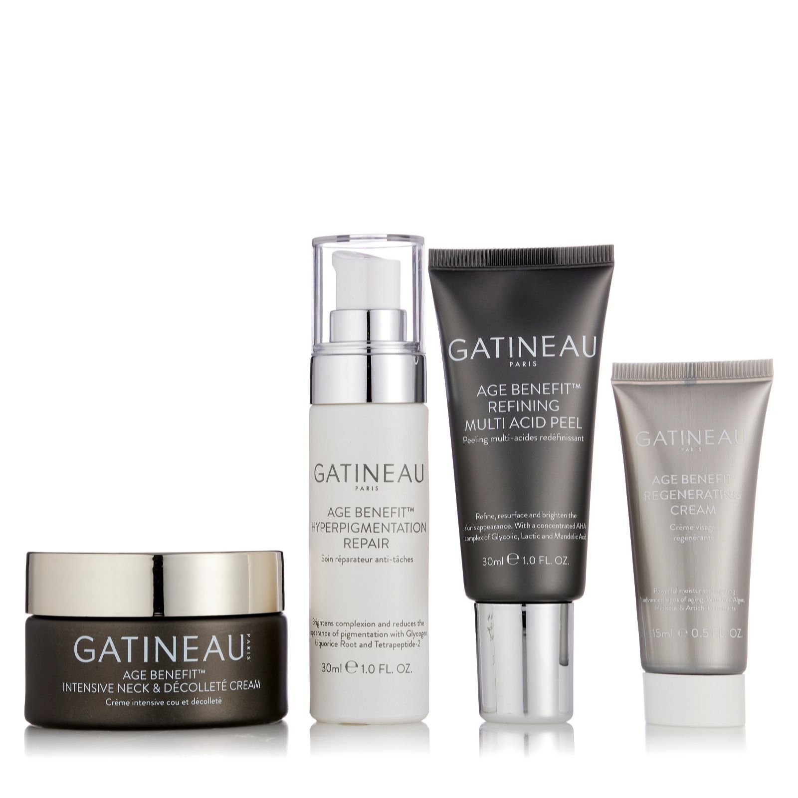 Gatineau Age Benefit Even Skin Tone 4 Piece Collection