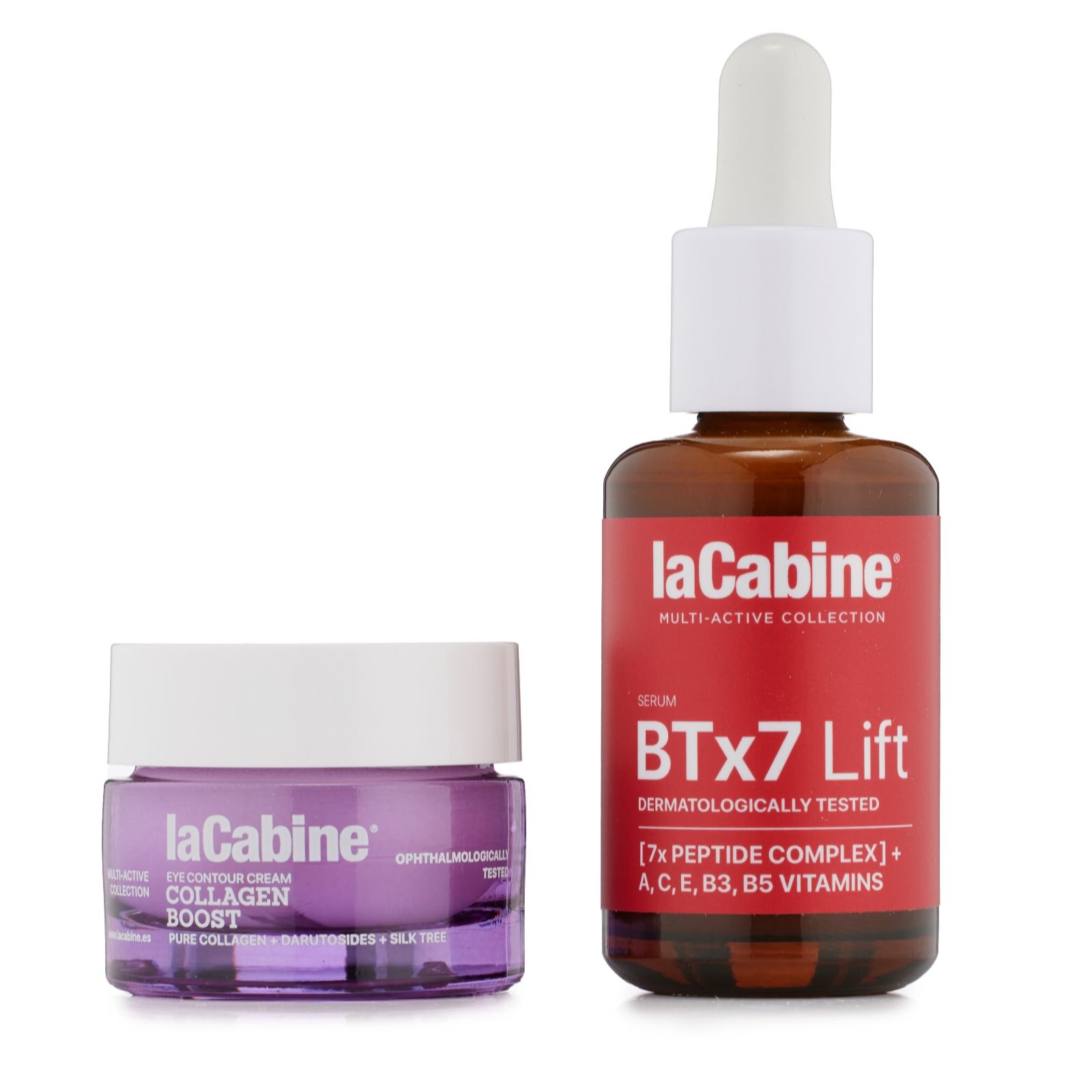 LaCabine BTx7 2 Piece Lifting Serum & Collagen Eye kit