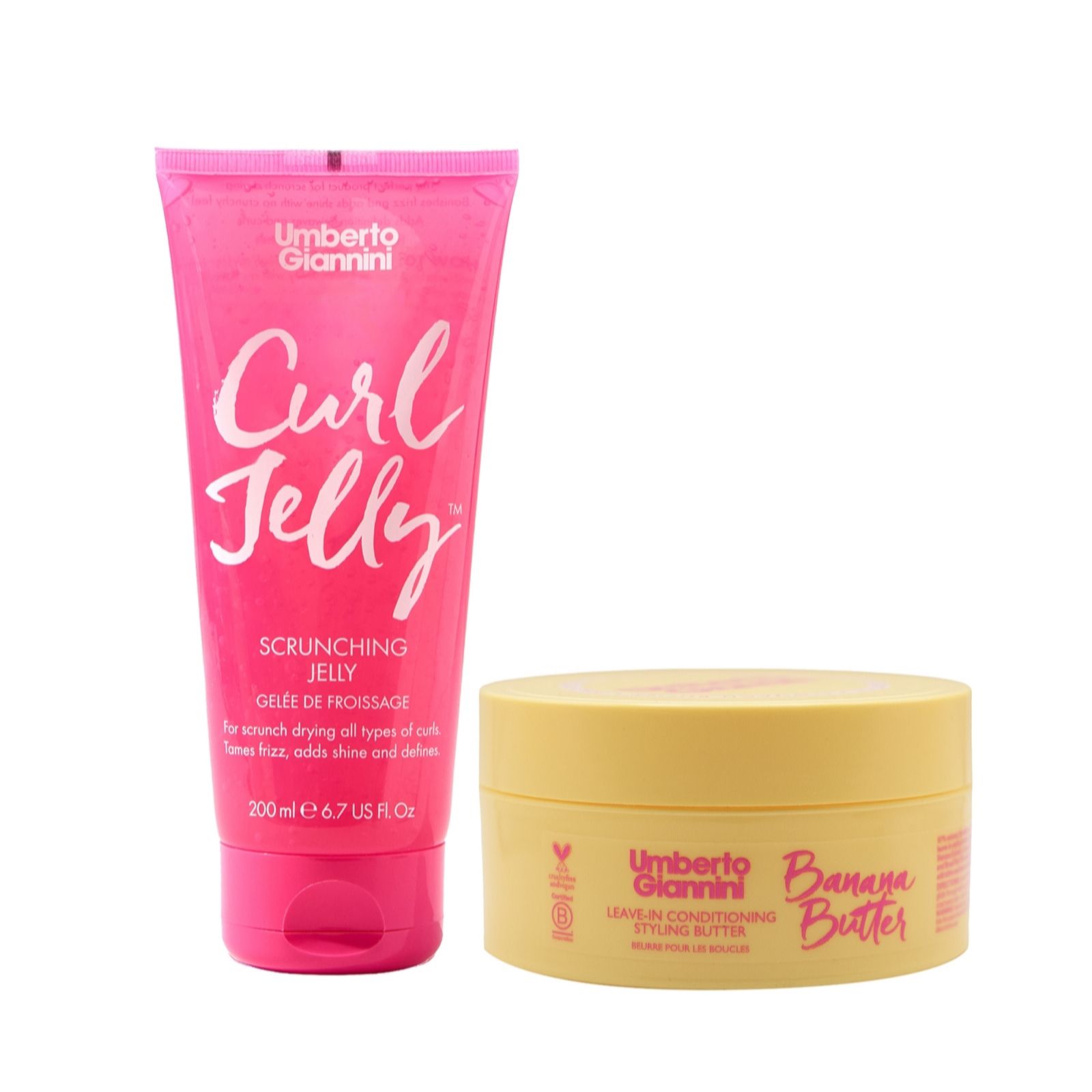  Umberto Giannini Curl Jelly & Banana Butter Styling Set