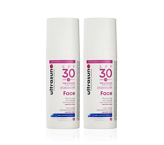 Ultrasun Sun Protection Face SPF 30 50ml Duo