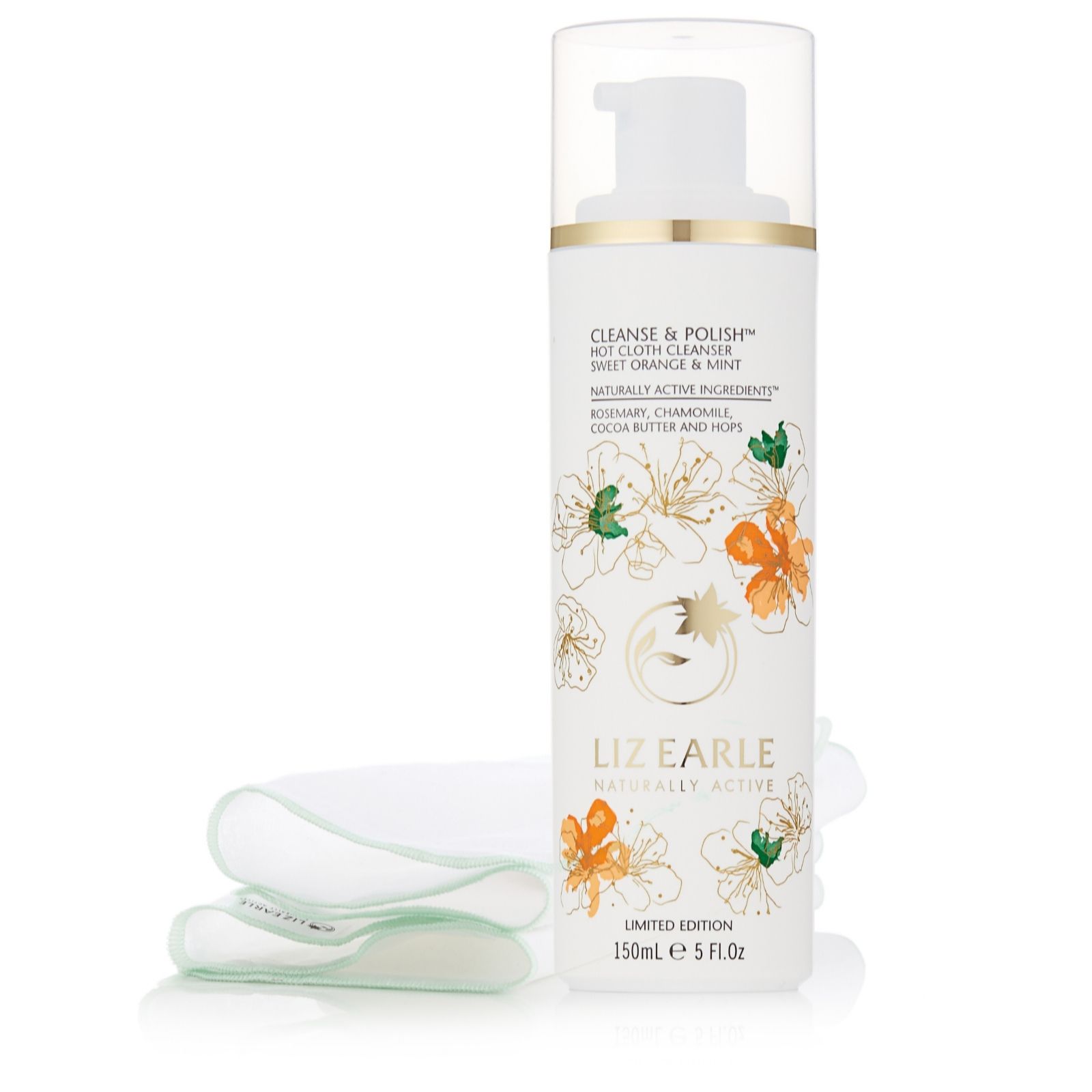 Liz Earle Sweet Orange & Mint Cleanse & Polish 150ml QVC UK