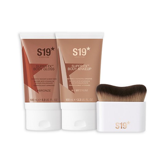S19 3 Piece Super FX Body Make Up & Gloss Collection