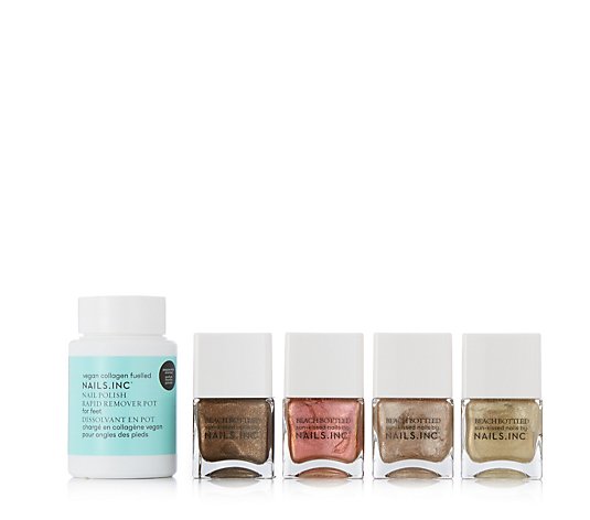 Nails Inc 5 Piece Beach Bottled Collection