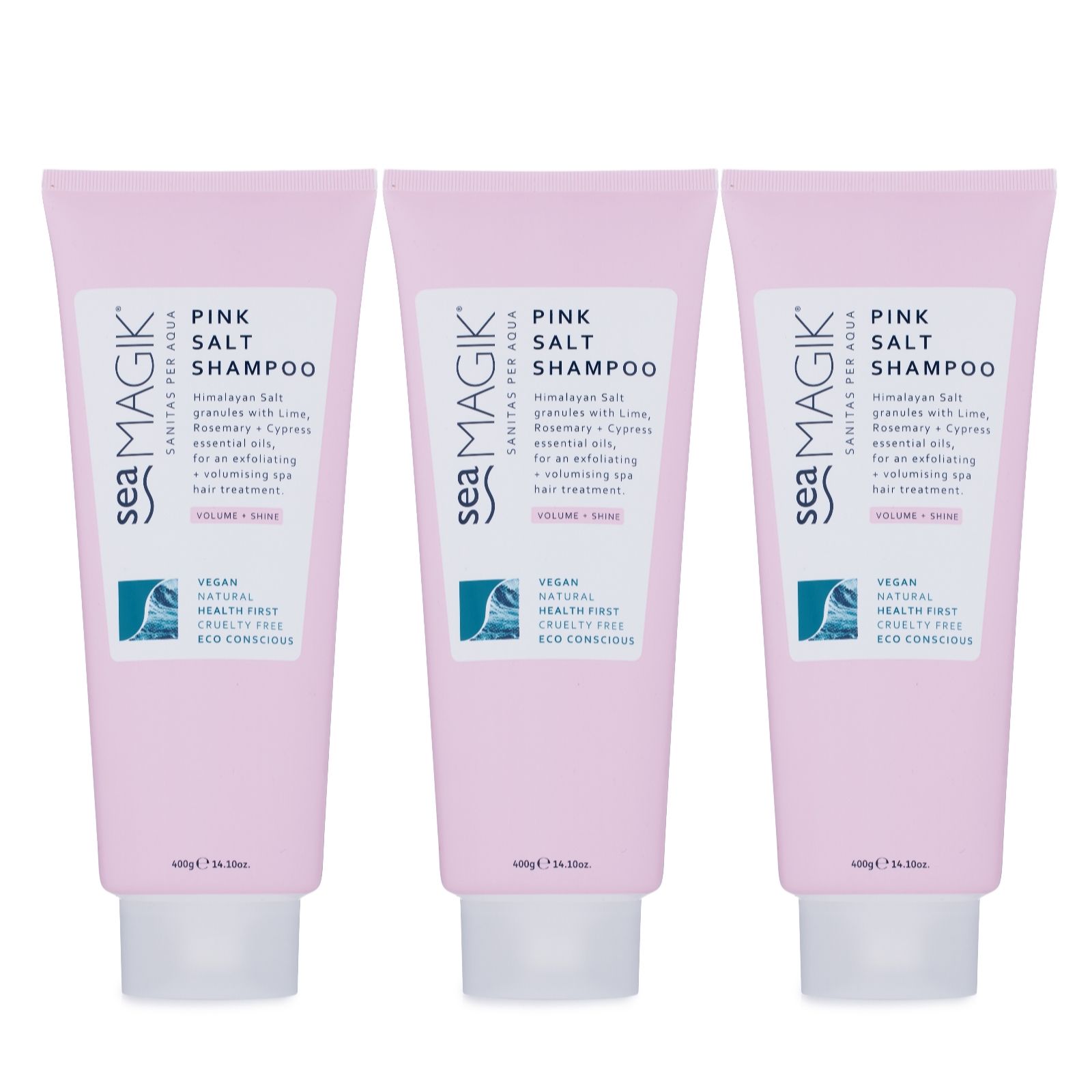 Sea Magik Pink Salt Shampoo Supersize Trio