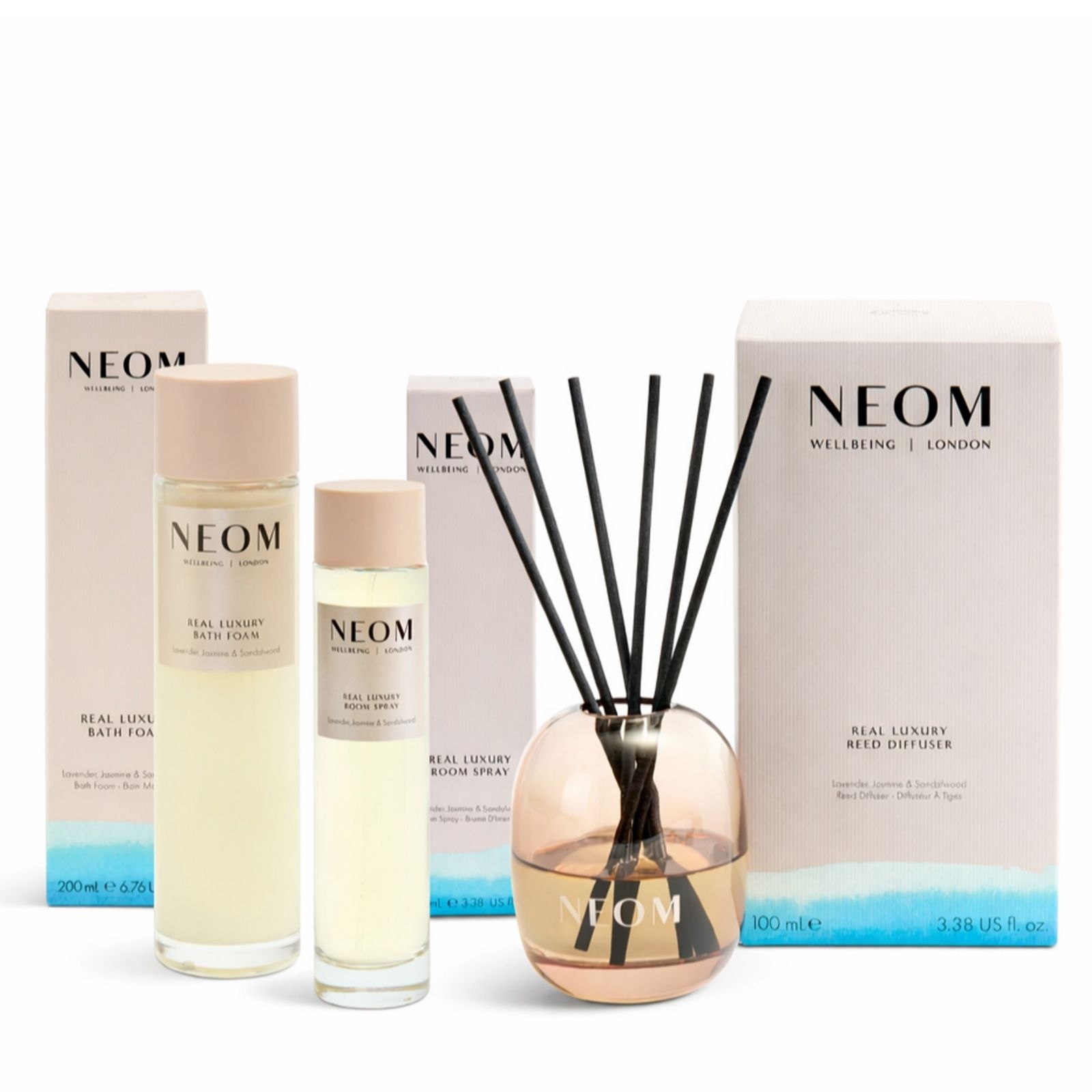 NEOM Wellbeing Luxury Home & Body 3 Piece Collection