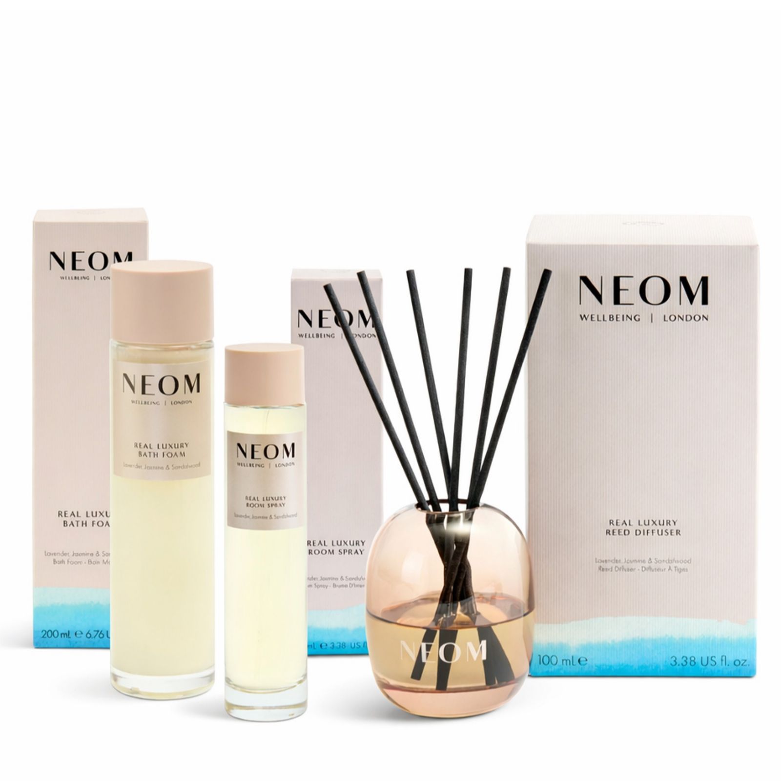 NEOM Wellbeing Luxury Home & Body 3 Piece Collection